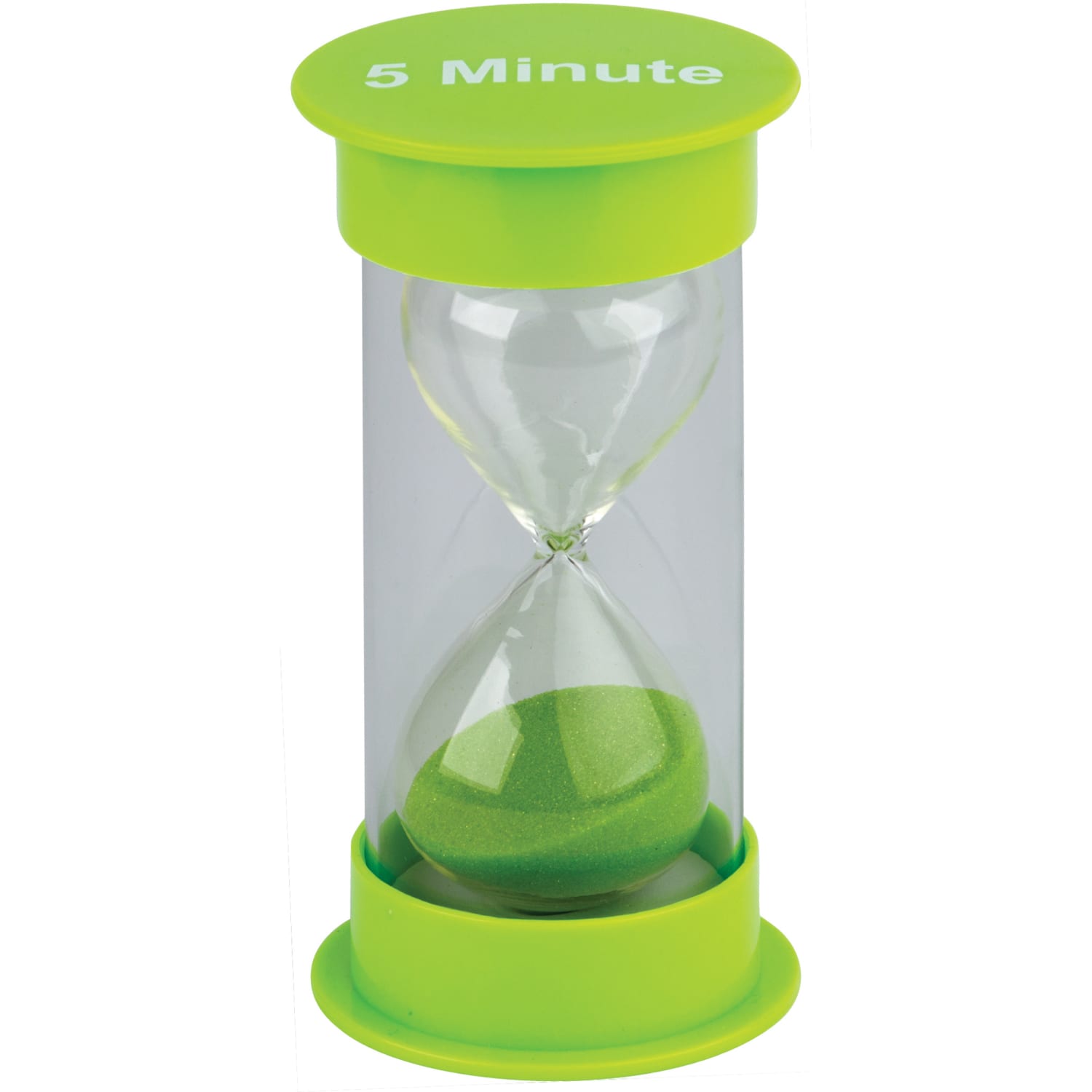 Teacher Created Resources 5 Minute Sand Timers, Lime Green, Pack Of 3 Timers - Image 3