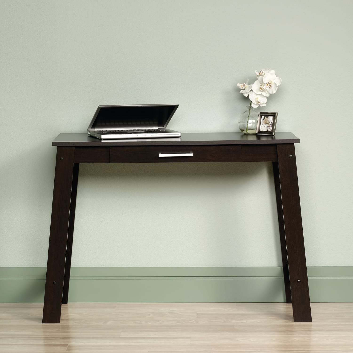Sauder Beginnings 44inW Writing Table, Cinnamon Cherry - Image 3