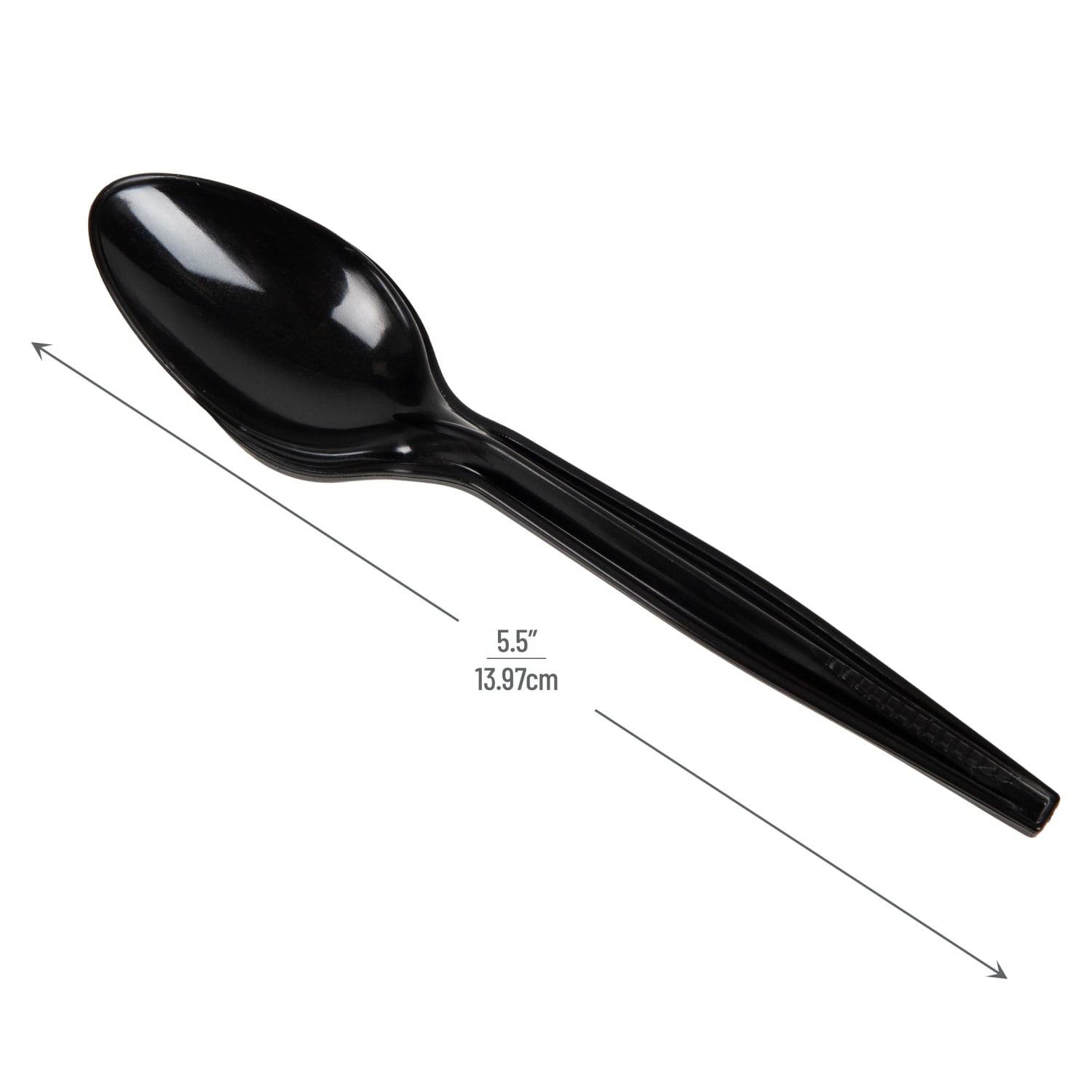 Mind Reader Spoon Refill for CUTDISPBK-BLK Cutlery Storage, 1/2inH x 1-1/4inW x 5-1/2inL, Black,100pcs - Image 4