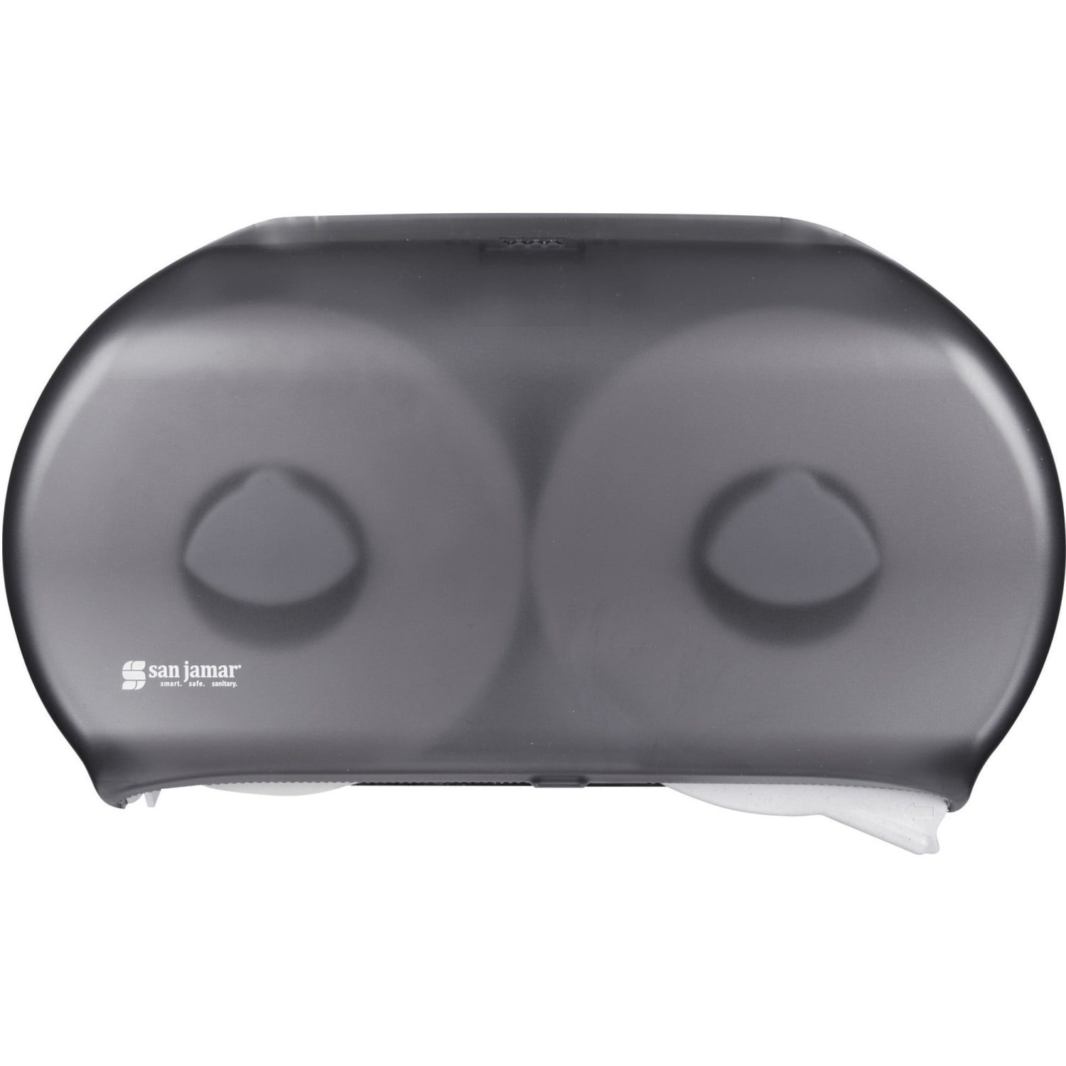 San Jamar Jumbo Bathroom Tissue Dispenser, Pearl Black - Image 3