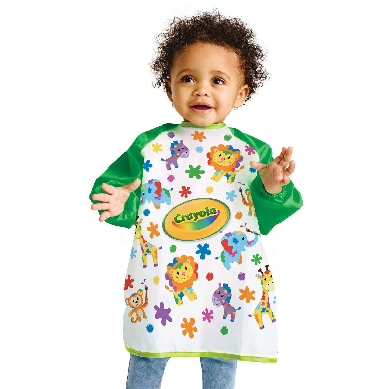 Crayola Art Smock, 12+ Months, Pack Of 4 - Image 6