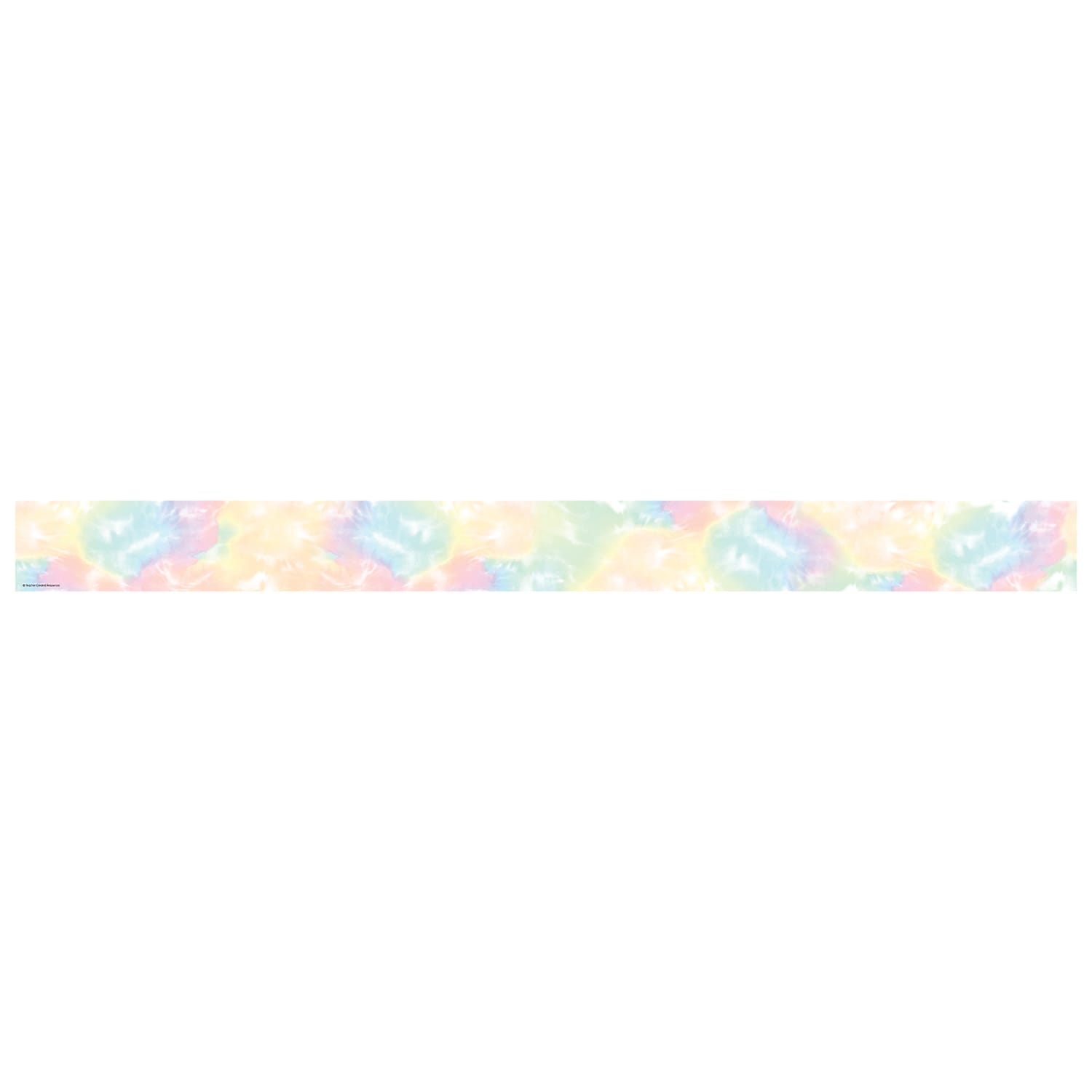 Teacher Created Resources Straight Border Trim Rolls, 50', Pastel Pop Tie-Dye, Pack Of 3 Rolls - Image 4
