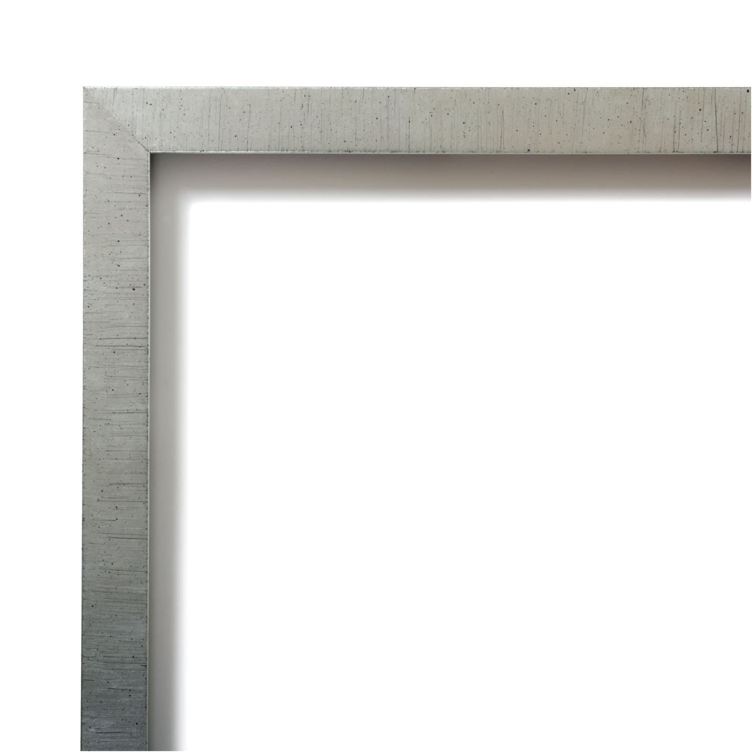 Amanti Art Leaf Wood Picture Frame, Opening Size 13in x 16in (Matted To 11in x 14in), Silver - Image 4