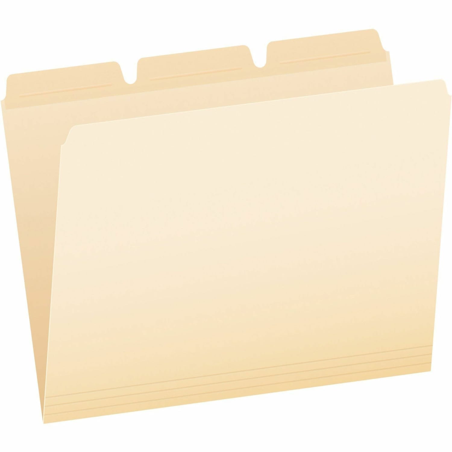 Pendaflex Ready-Tab Reinforced File Folders, 1/3 Cut, Assorted, Letter, Manila, Pack Of 50 - Image 3