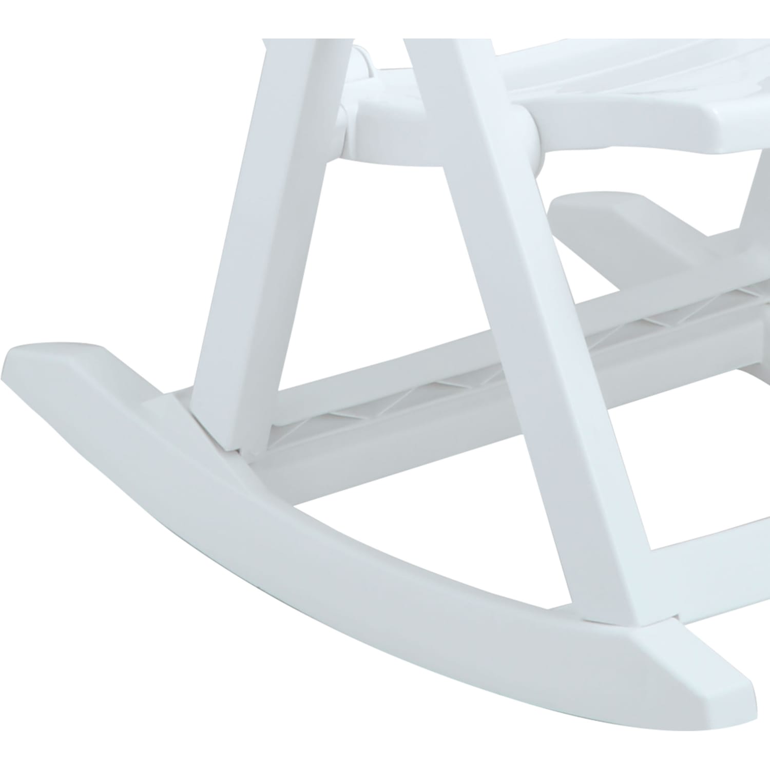 Inval Rimax Resin Rocking Chair, White - Image 5