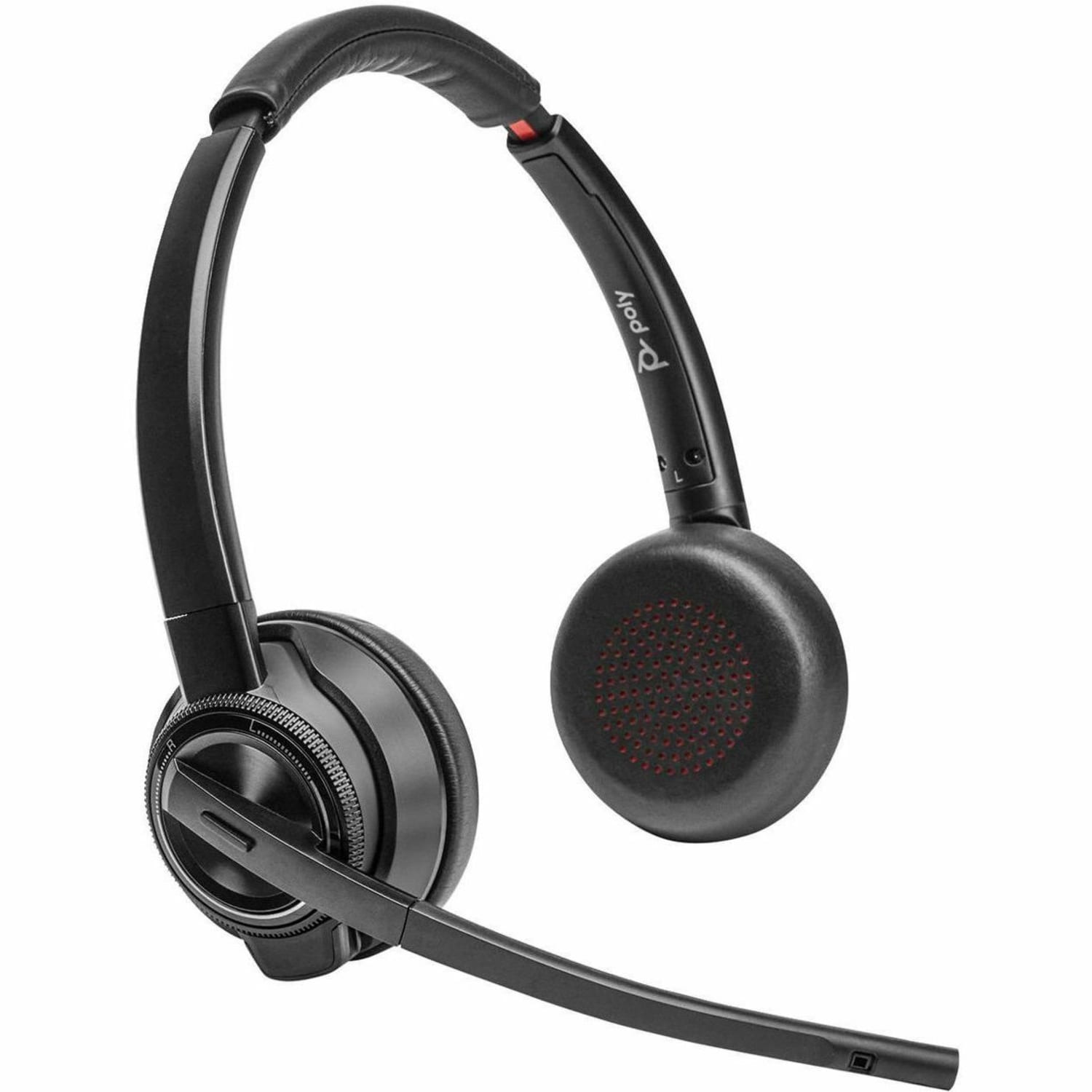 Poly Savi 8420 Office Stereo Microsoft Teams Certified DECT 1920-1930 MHz Headset TAA - Image 3