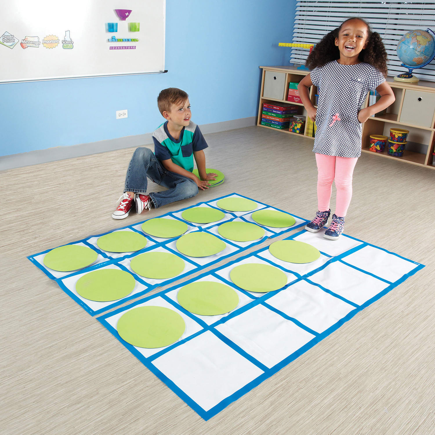 Learning Resources Ten-Frame Floor Mat Set Activity Set - Image 4