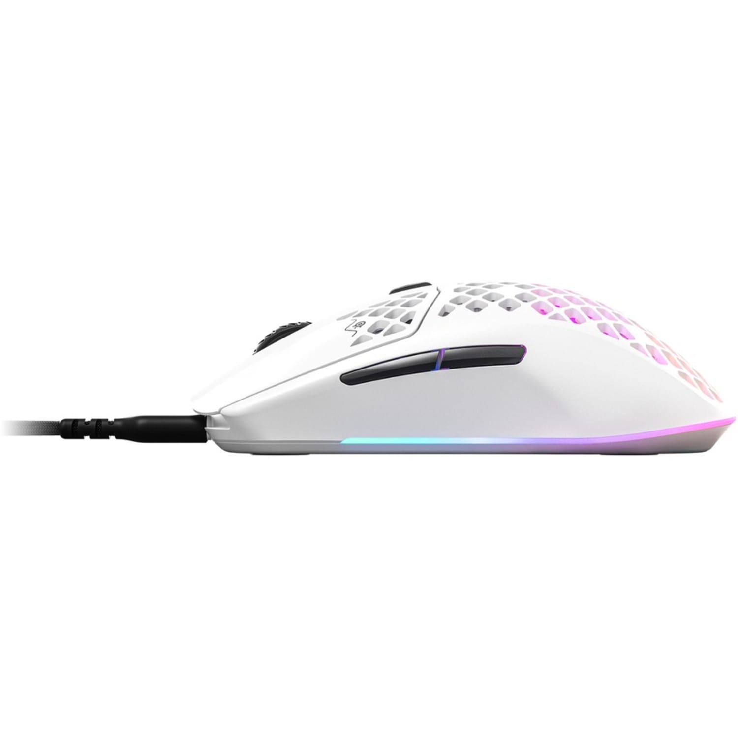SteelSeries Aerox 3 Wireless 2022 Edition Optical Mouse, Matte White - Image 3