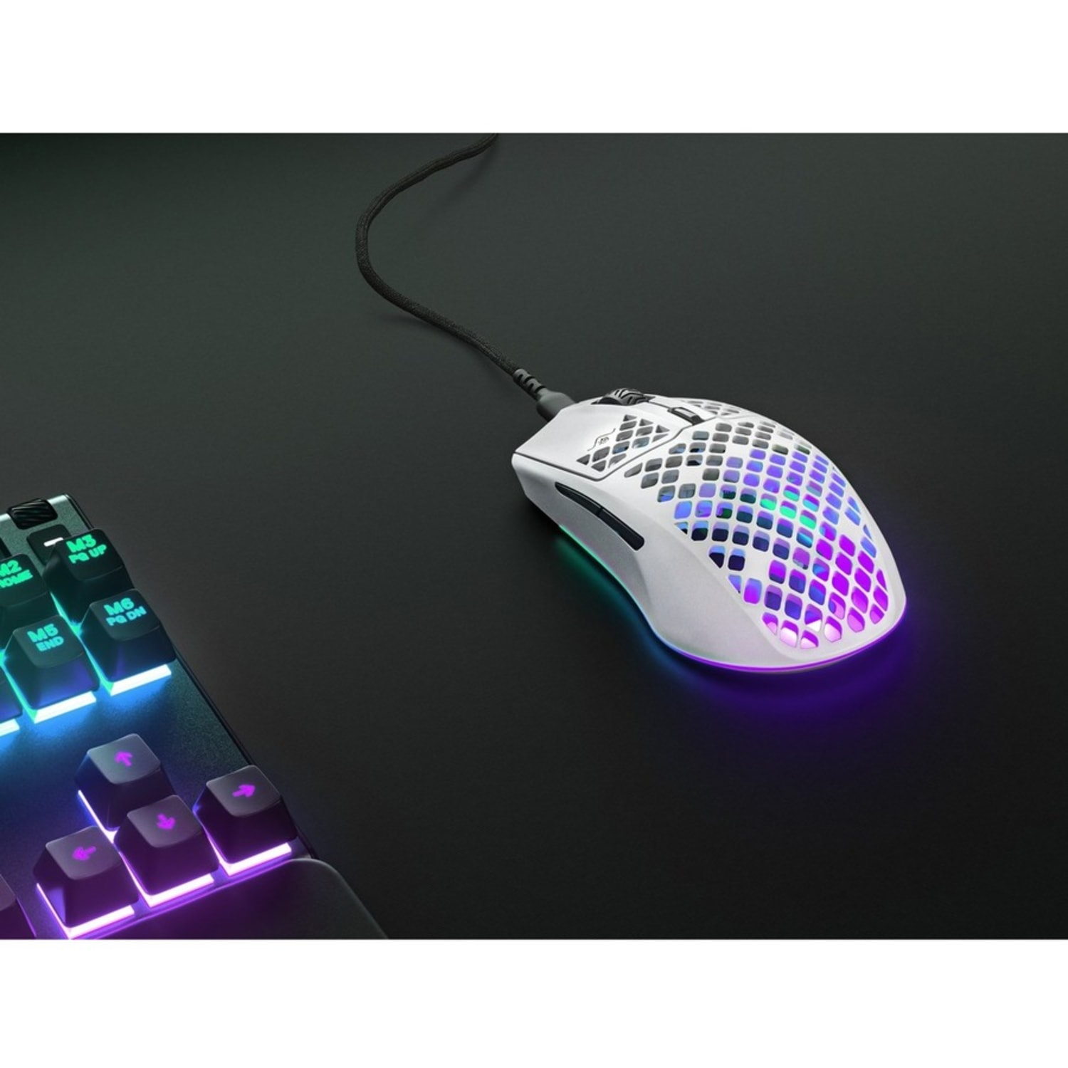 SteelSeries Aerox 3 Wireless 2022 Edition Optical Mouse, Matte White - Image 5