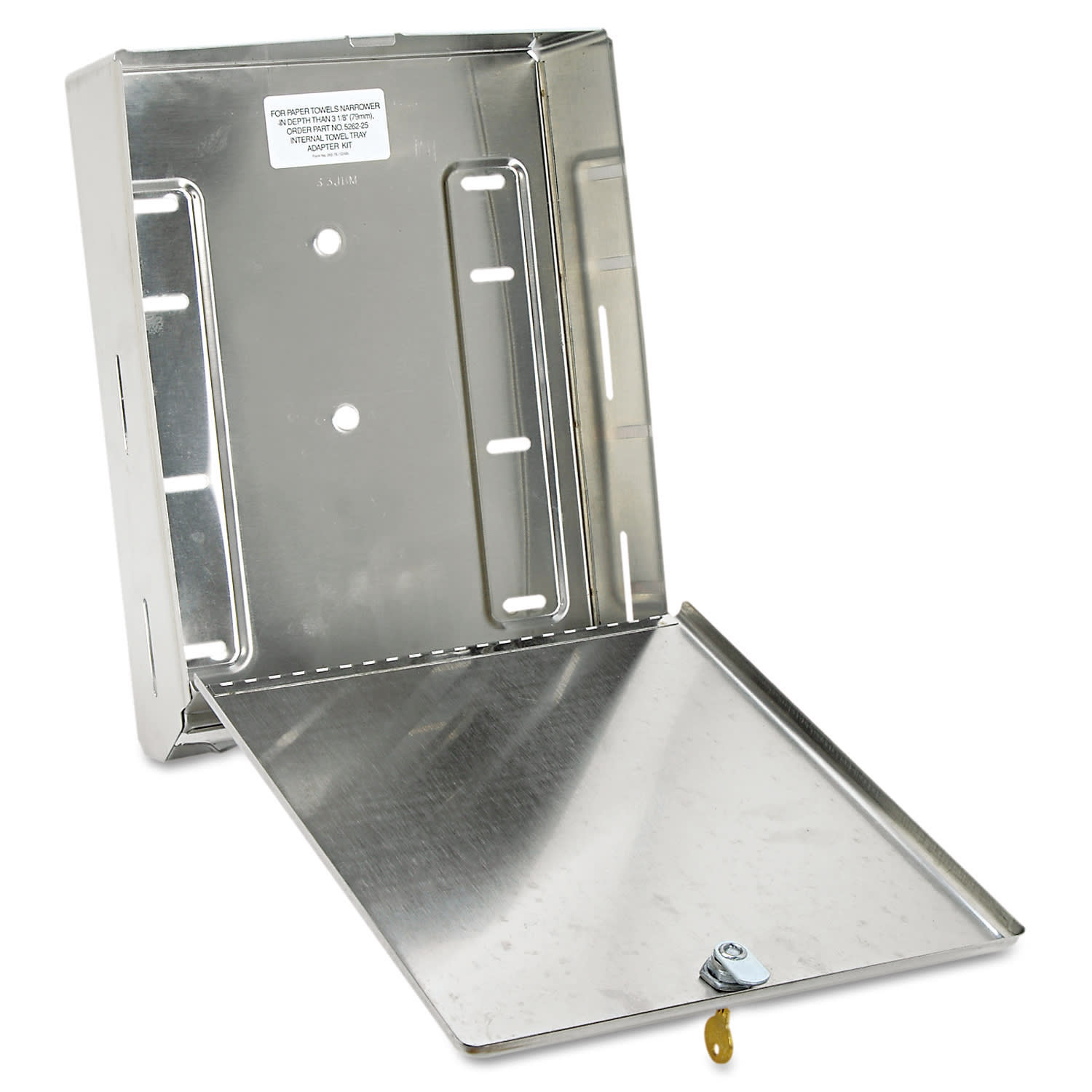 Bobrick Surface-Mounted Paper Towel Dispenser, Stainless Steel - Image 3