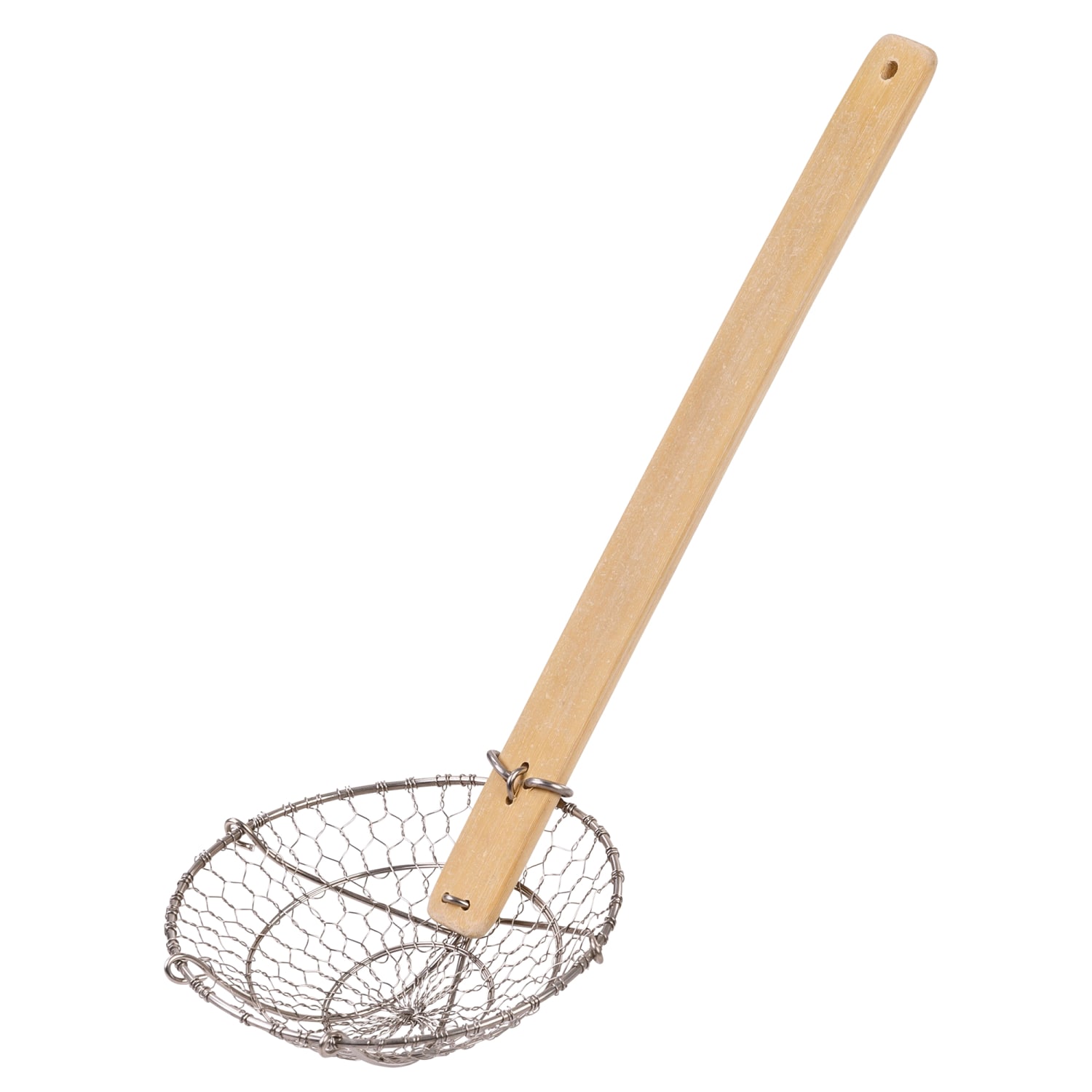 Joyce Chen Stainless-Steel Spider Strainer, 5in, Tan