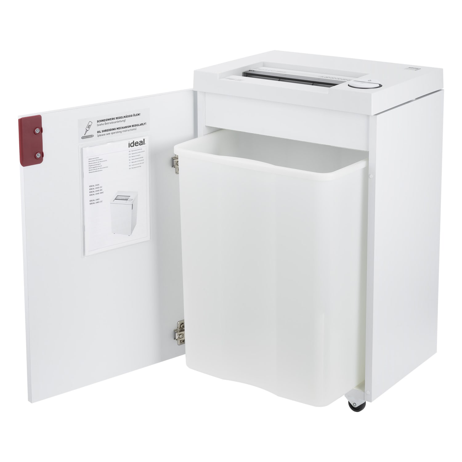 ideal 2465 Cross-Cut Deskside Paper Shredder, Continuous Operation, P-5 Security - IDEDSH0069H - Image 6