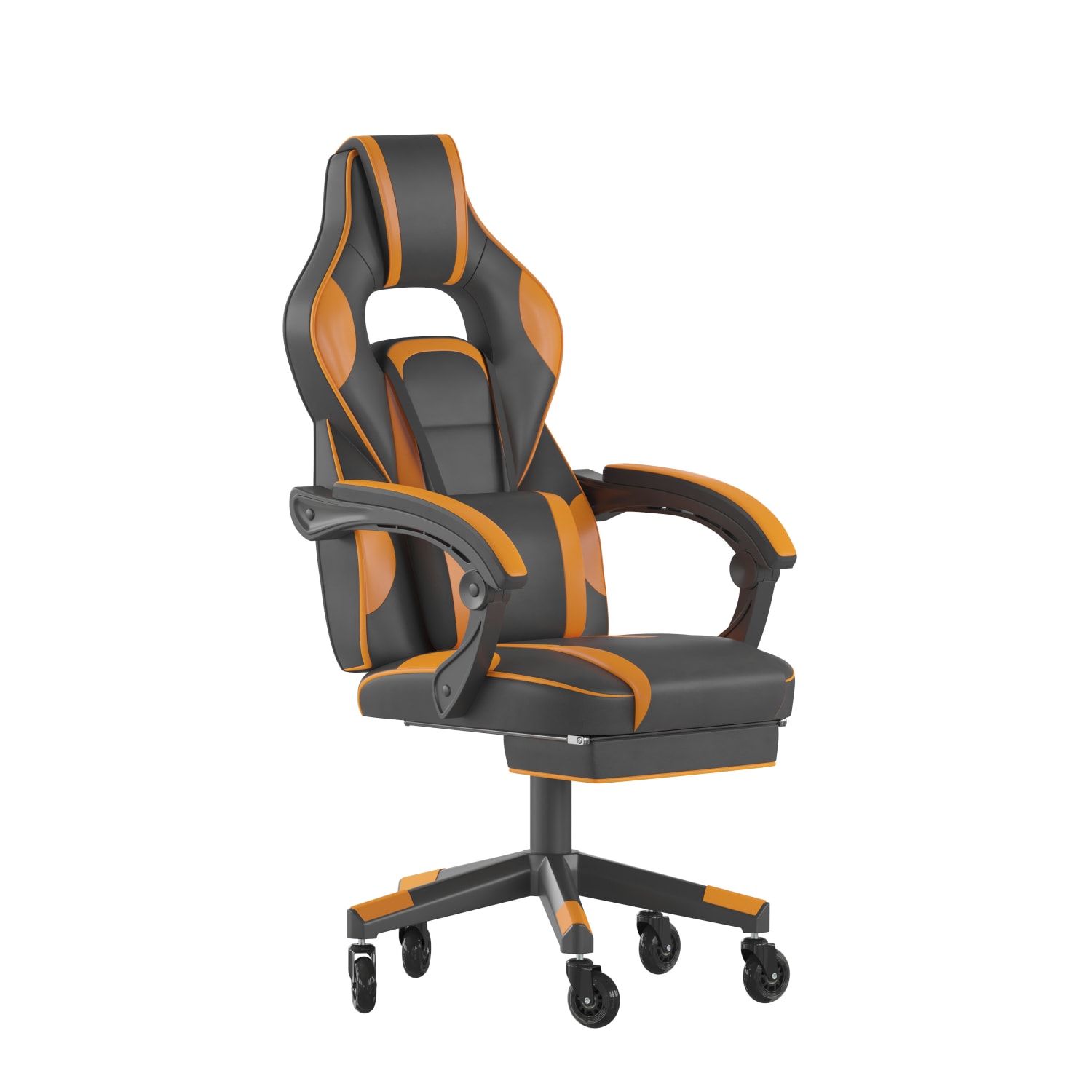 Flash Furniture X40 Ergonomic Faux Leather Racing Computer Gaming Chair BlackOrange PopularChairscom Flash Furniture X40 Ergonomic Faux Leather Racing Computer Gaming Chair BlackOrange PopularChairscom