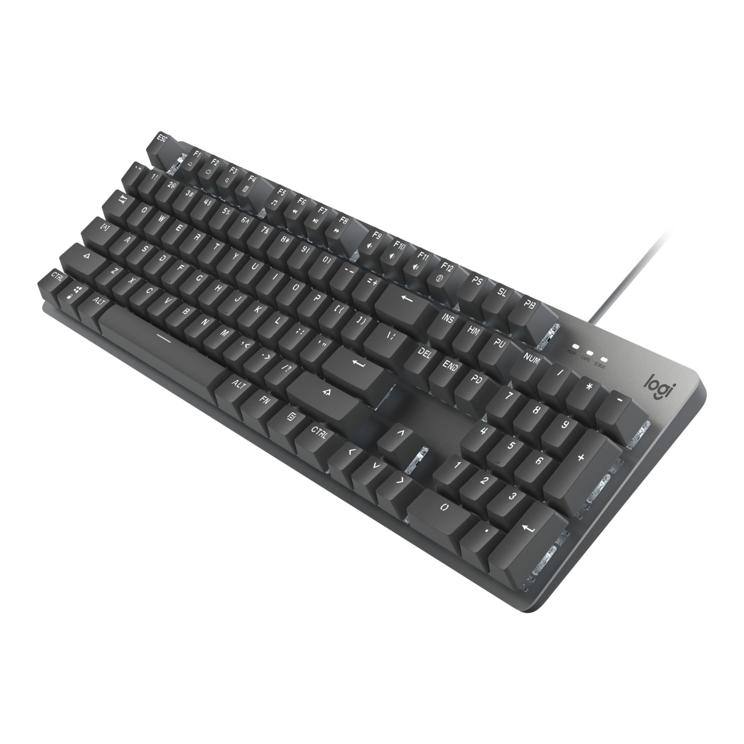 Logitech K845 Mechanical Illuminated Corded Aluminum Keyboard (TTC Brown) - Brown Box  - USB Interface - English - Windows - 920-009862 - Image 3