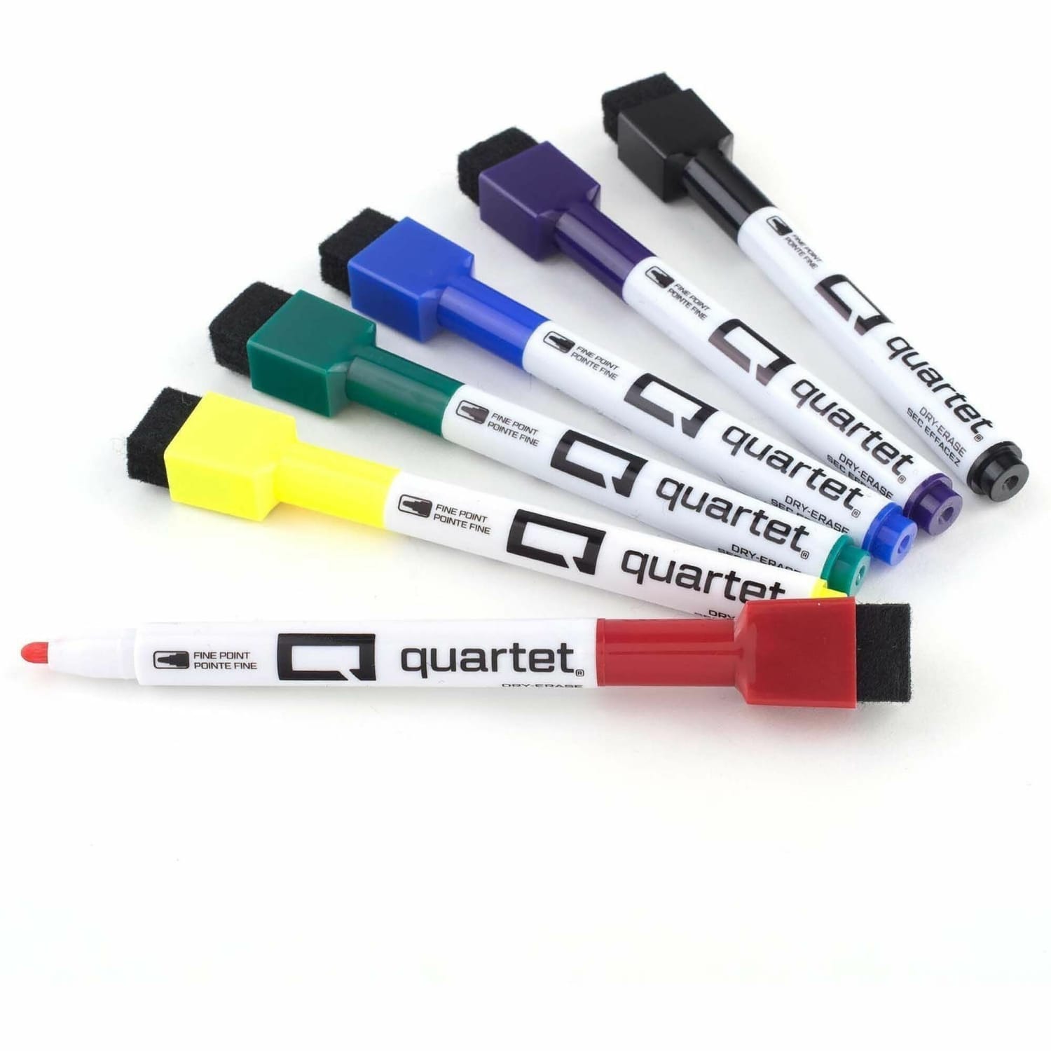 Quartet ReWritables Mini Dry-Erase Markers, Magnetic, Assorted Classic Colors, 6 Pack - Fine Marker Point - 51659312Q - Image 4
