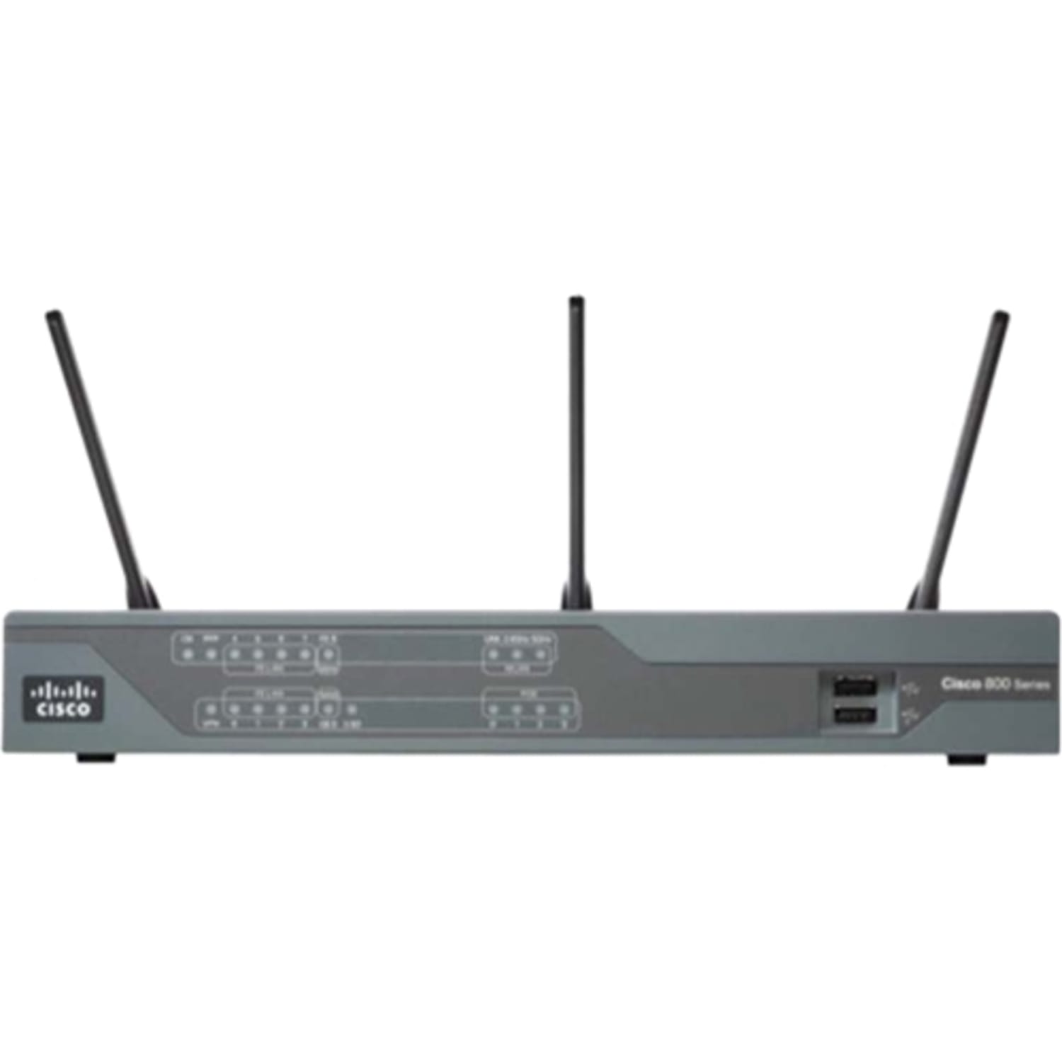 Cisco 892FSP Gigabit Ethernet Security Router with SFP - 9 Ports - 8 RJ-45 Port(s) - Management Port - 1 - 512 MB - Gigabit Ethernet - Desktop - 1 Year - Image 3