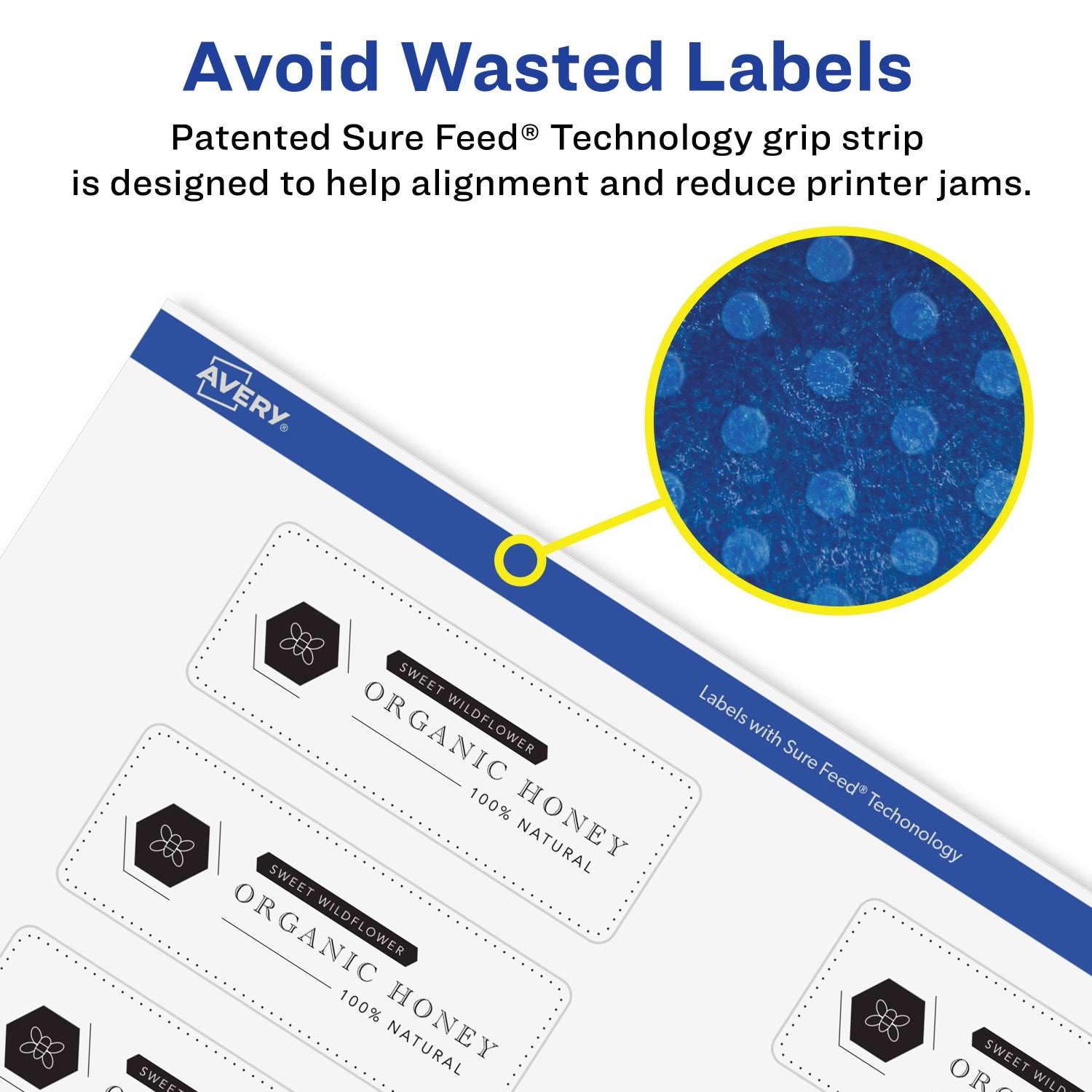 Avery Glossy Permanent Labels With Sure Feed, 94224-CGF25, Rectangle, 1in x 3in, Clear, Pack Of 400 - Image 5