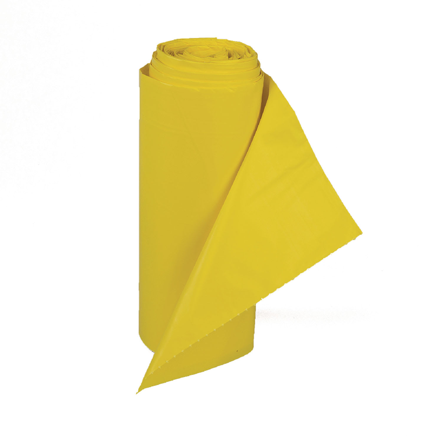 Interplast Group Low Density Commercial Can Liners, Infectious Waste Biohazard, 30 gal, 1.15 mil, 30in x 43in, Yellow, 25 Bags/Roll, 6 Rolls/CT - Image 4