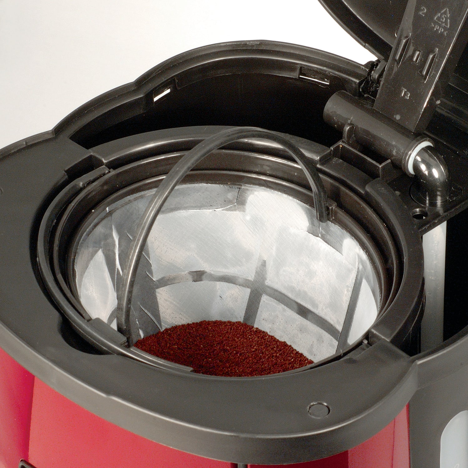 Betty Crocker 12-Cup Digital Coffee Maker, 14-1/2inH x 8inW x 10-1/2inD, Red - Image 4