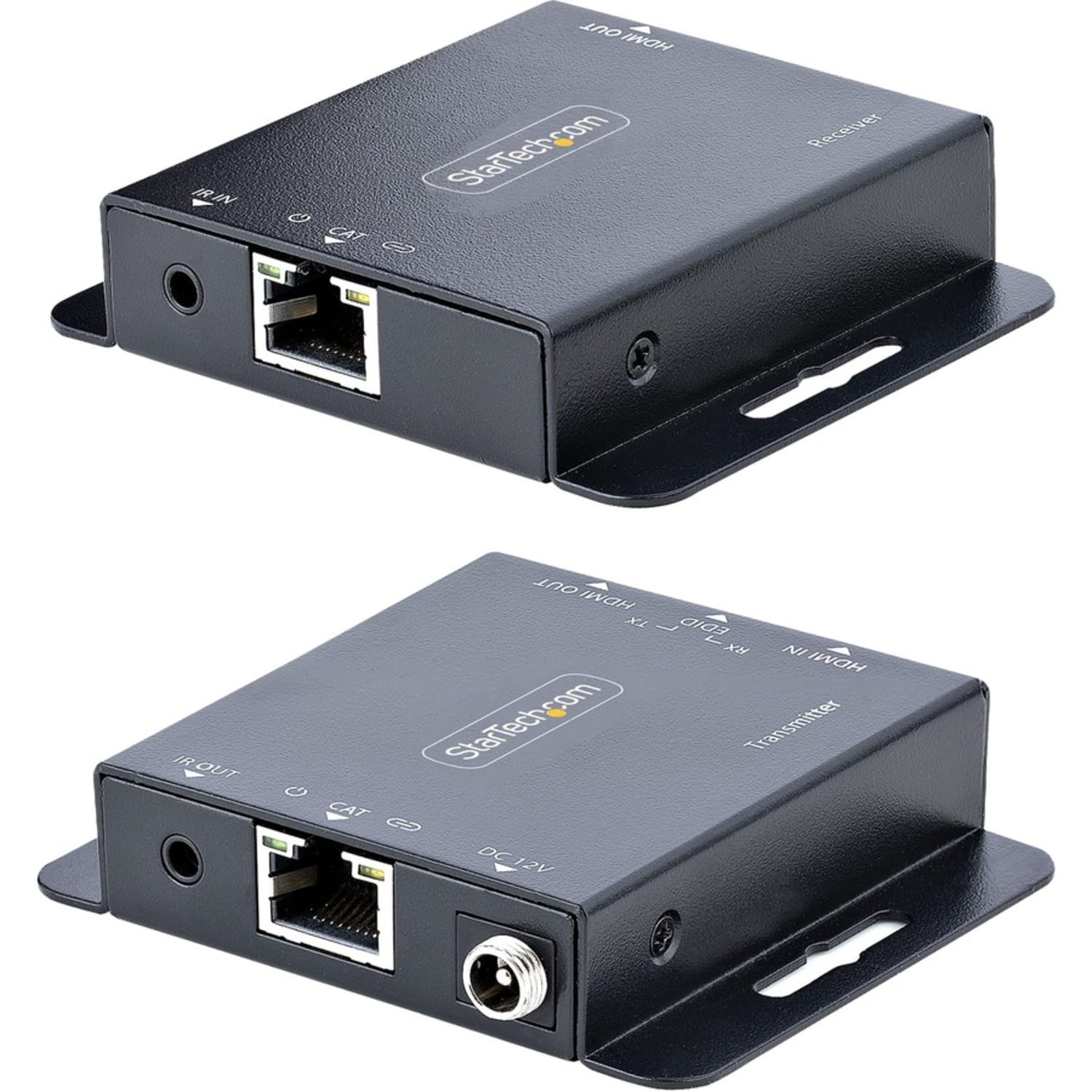 StarTech.com HDMI Extender over CAT6/CAT5, 4K 30Hz/130ft (40m) or 1080p 60Hz/230ft (70m) Video Extender, 4K HDMI over Ethernet Extender, PoC HDMI Transmitter and Receiver Kit, IR Extension - Image 3