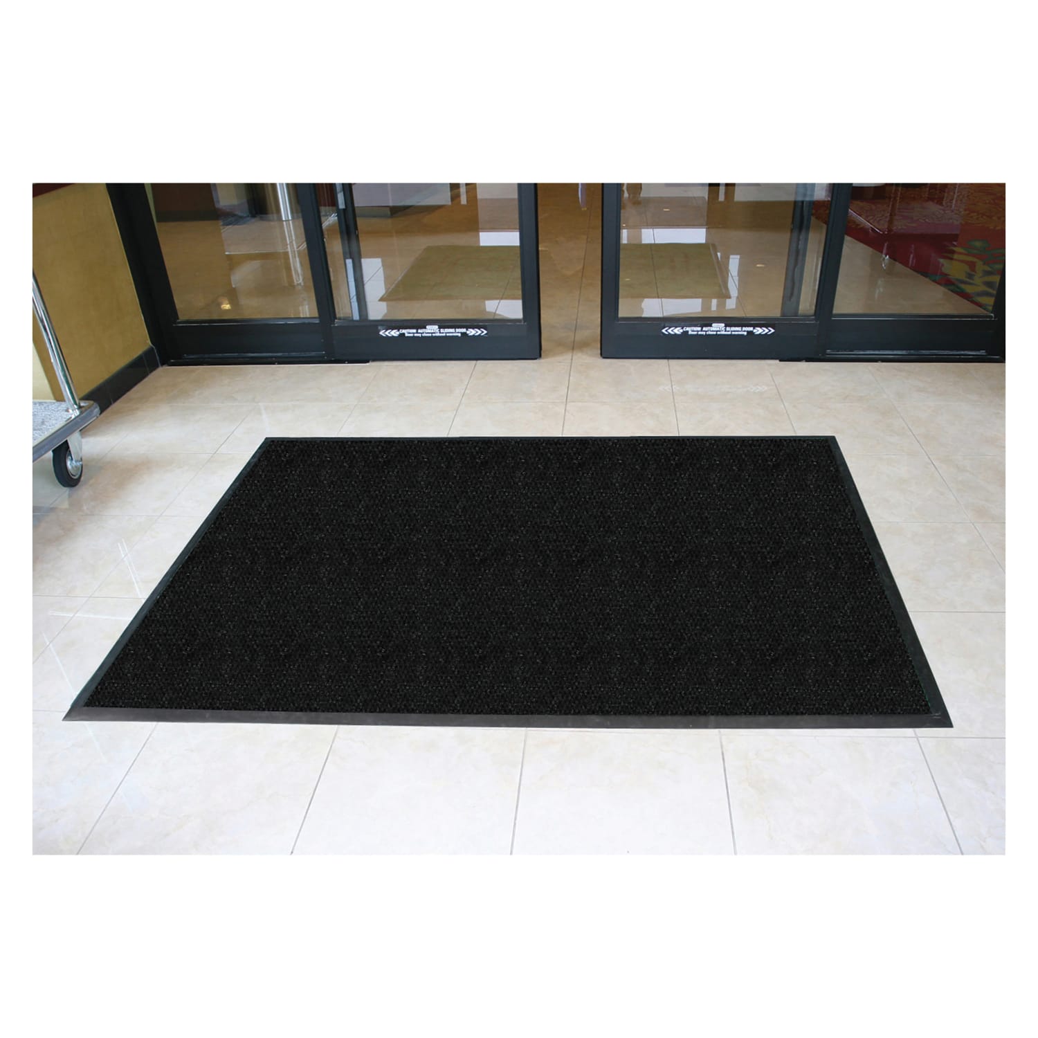 Genuine Joe Ultraguard Indoor Wiper/Scraper Floor Mat, 4ft x 6ft, Charcoal Black - Image 5