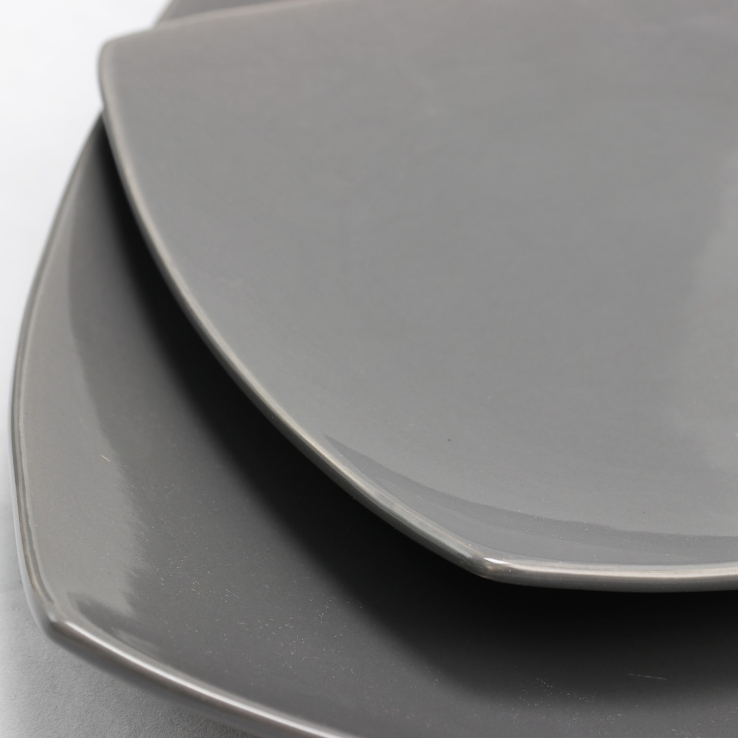 Gibson Home Soho Lounge 16-Piece Dinnerware Set, Gray - Image 5