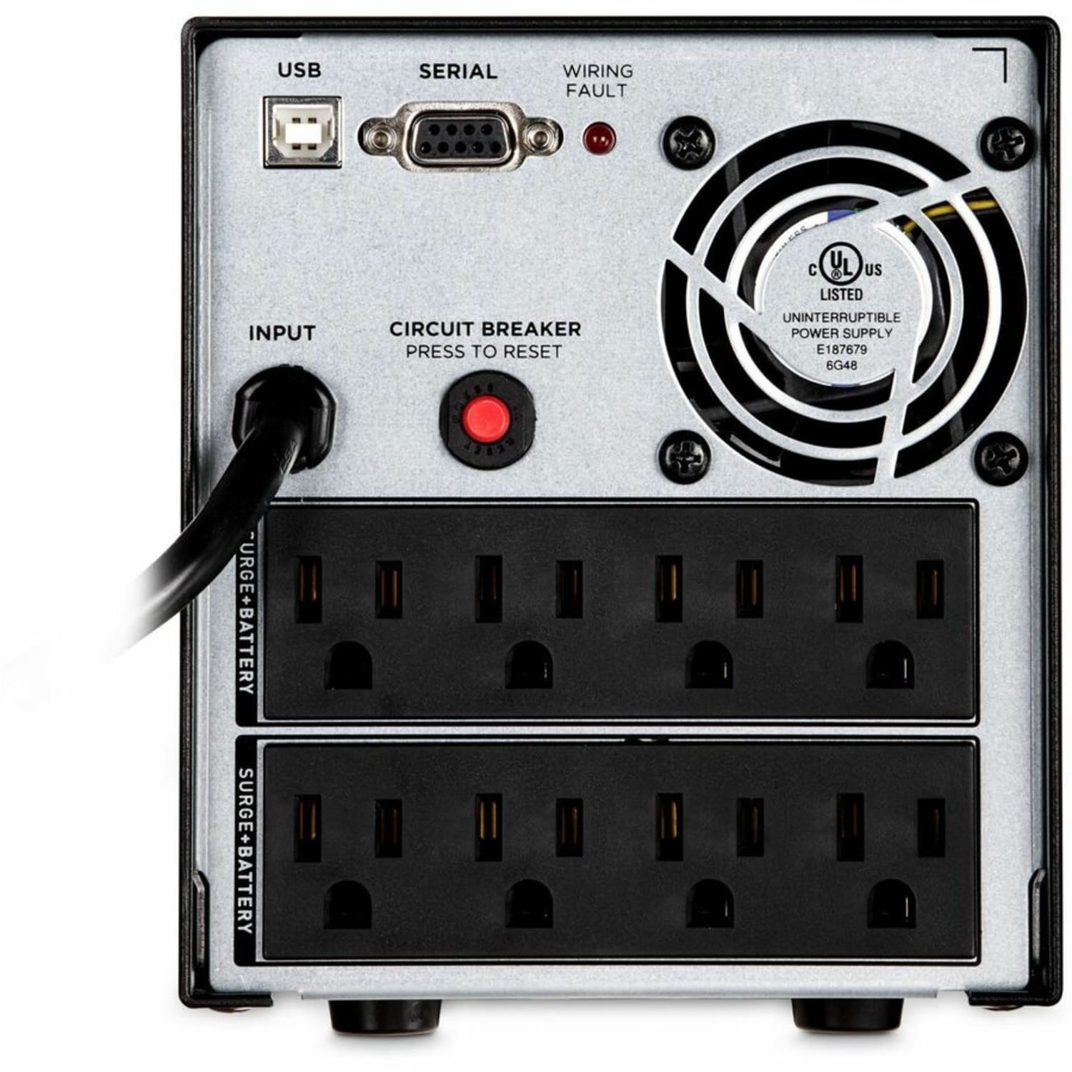 CyberPower OR1500PFCLCD PFC Sinewave UPS Systems - 1500VA/1050W, 120 VAC, NEMA 5-15P, Mini-Tower, Sine Wave, 8 Outlets, LCD, $200000 CEG- OR1500PFCLCD - Image 3