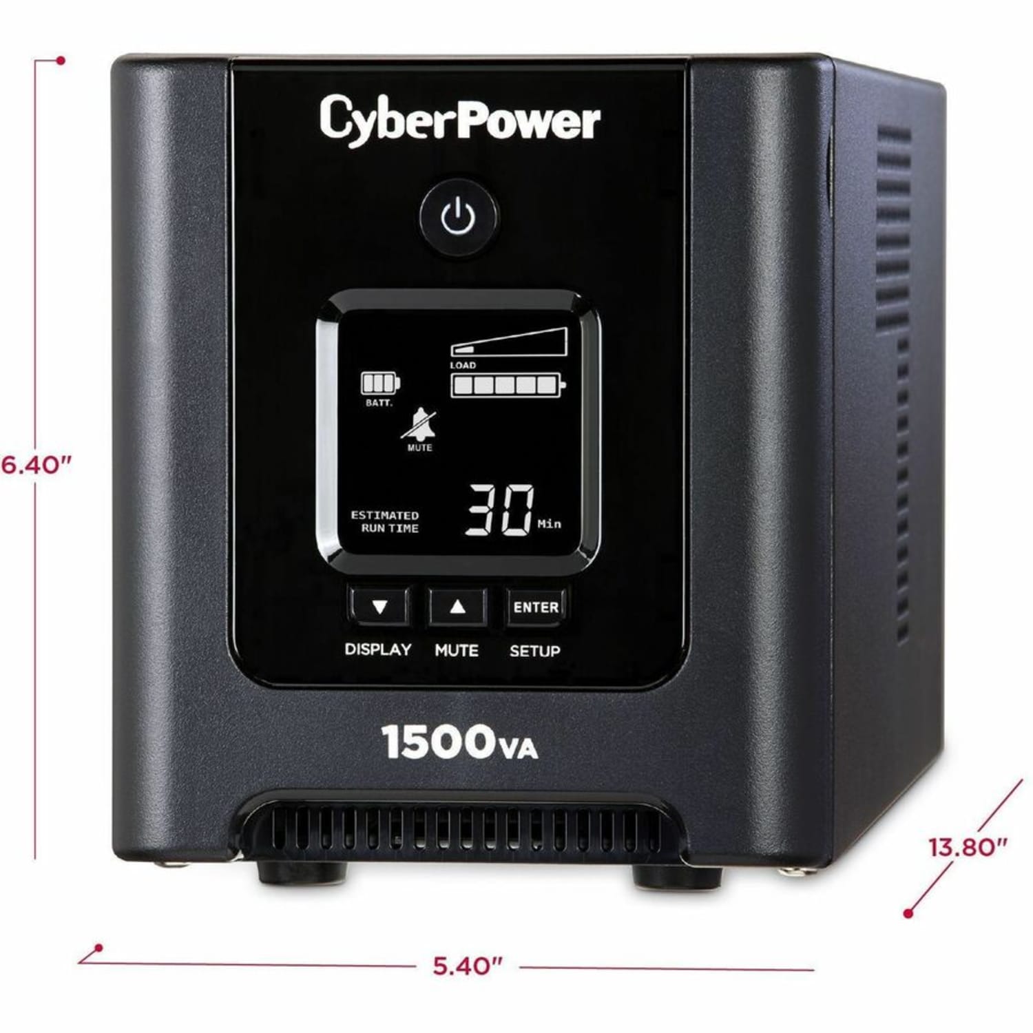 CyberPower OR1500PFCLCD PFC Sinewave UPS Systems - 1500VA/1050W, 120 VAC, NEMA 5-15P, Mini-Tower, Sine Wave, 8 Outlets, LCD, $200000 CEG- OR1500PFCLCD - Image 5