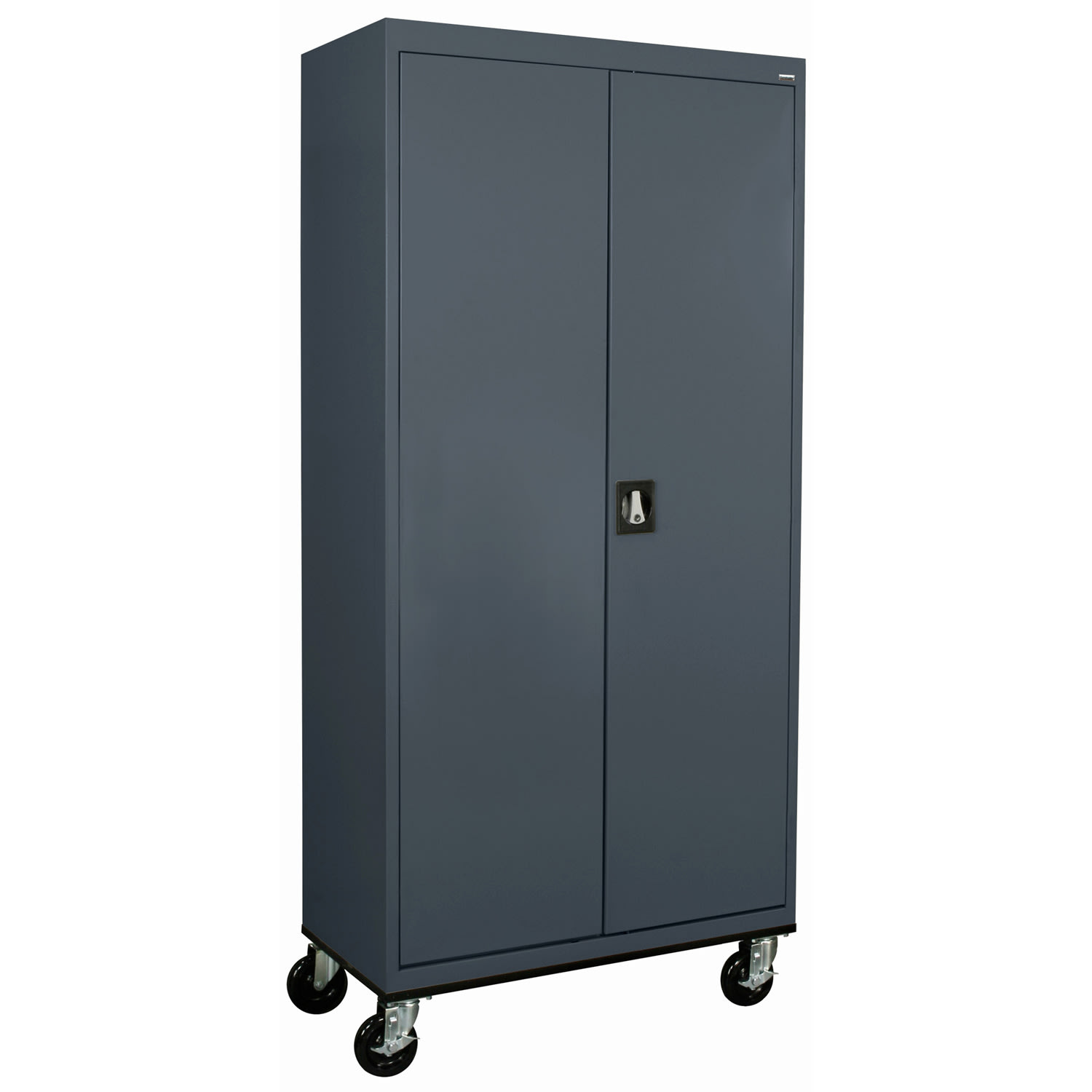 Sandusky Transport Series 36inW Heavy-Duty Mobile Wardrobe Storage Cabinet, Charcoal - Image 5
