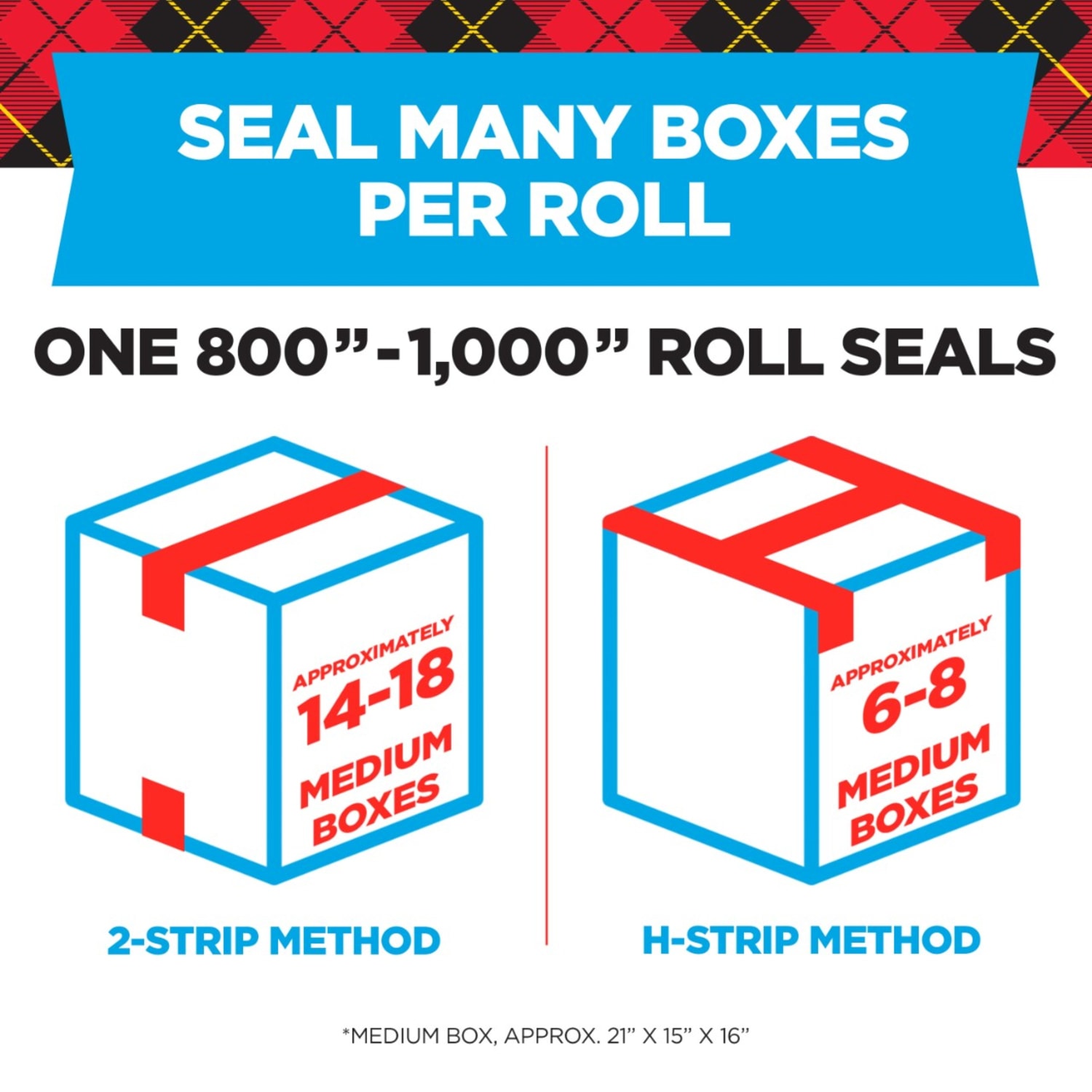 Scotch Heavy-Duty Shipping Packing In Dispenser, 1-1/2in Core, 1-7/8in x 22.2 Yd., Clear, Pack Of 18 Rolls - Image 3