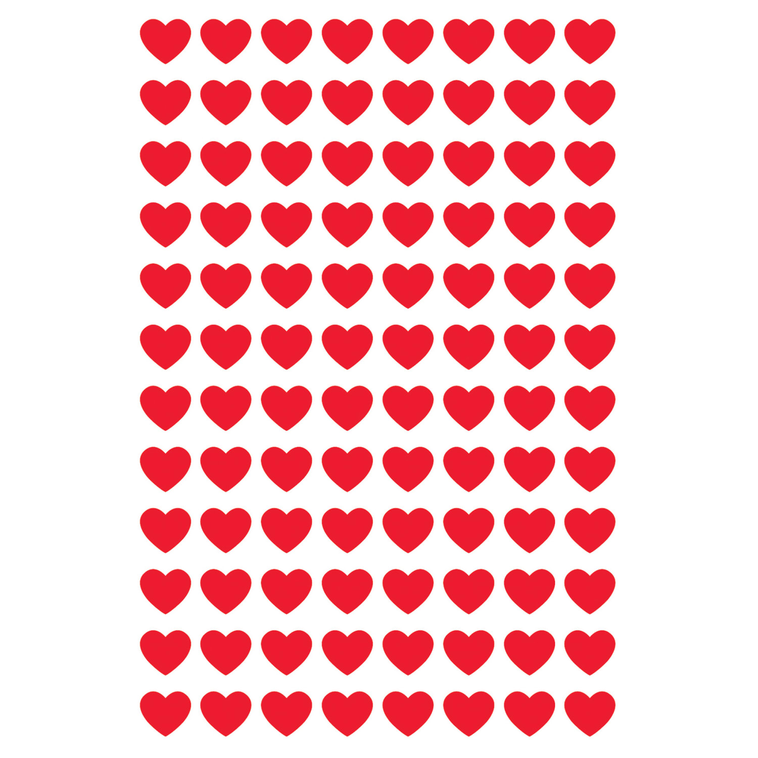 TREND Red Hearts superShapes Stickers, 800 Per Pack, 6 Packs - Image 3