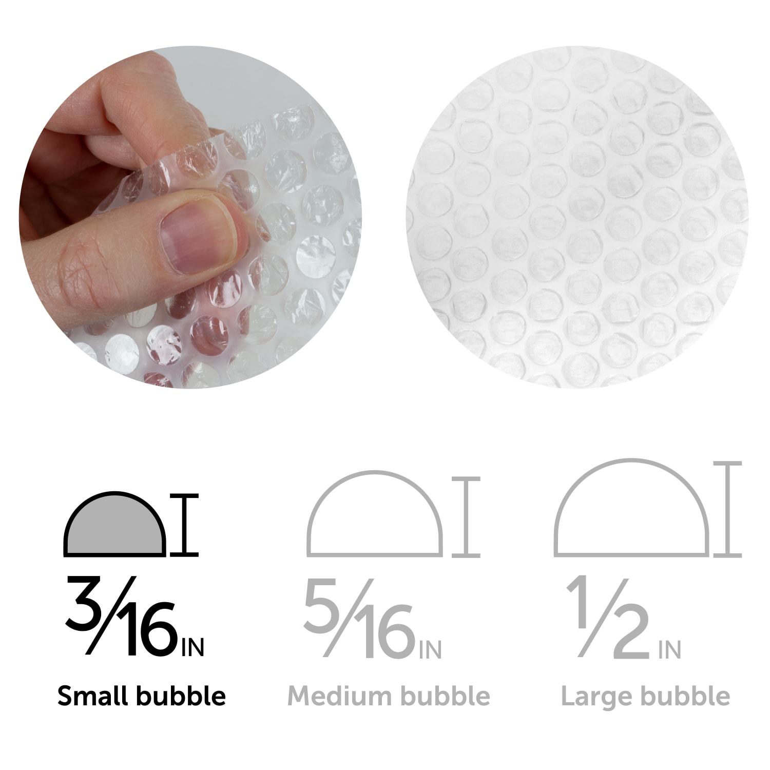 Office Depot Brand Small Bubble Cushioning, Extra-Wide, 3/16in Thick, Clear, 24in x 25ft - Image 4
