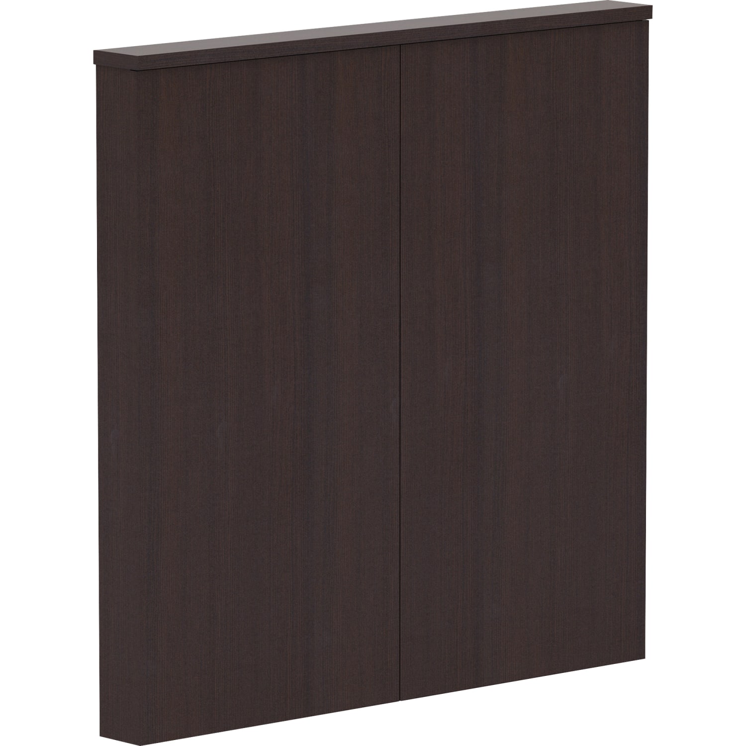 Lorell Dry-Erase Whiteboard Presentation Cabinet, 47-5/16inH x 47-5/16inW x 4-13/16inD, Black - Image 4