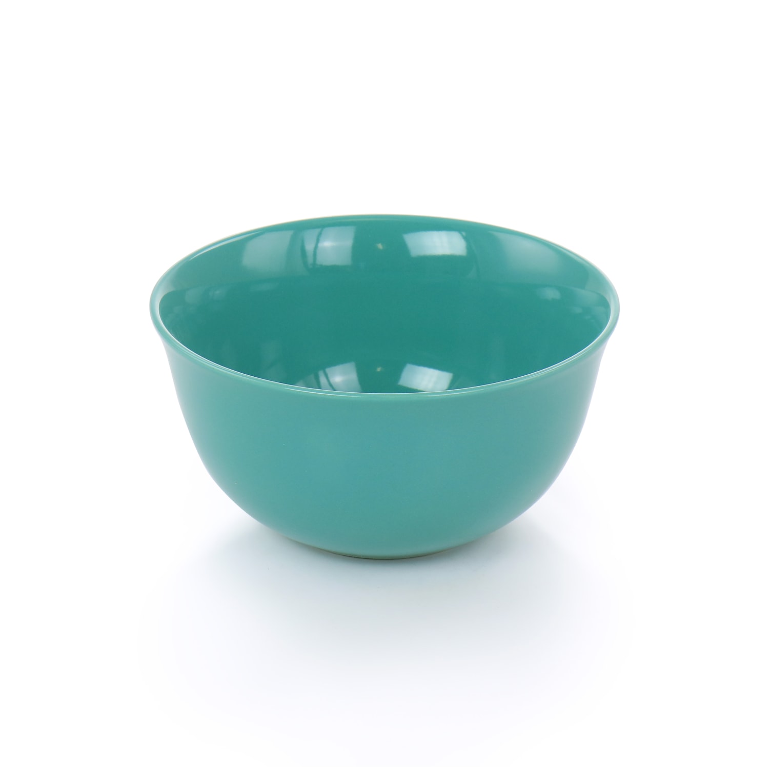 Gibson Home Mercer 12-Piece Round Stoneware Dinnerware Set, Teal - Image 3