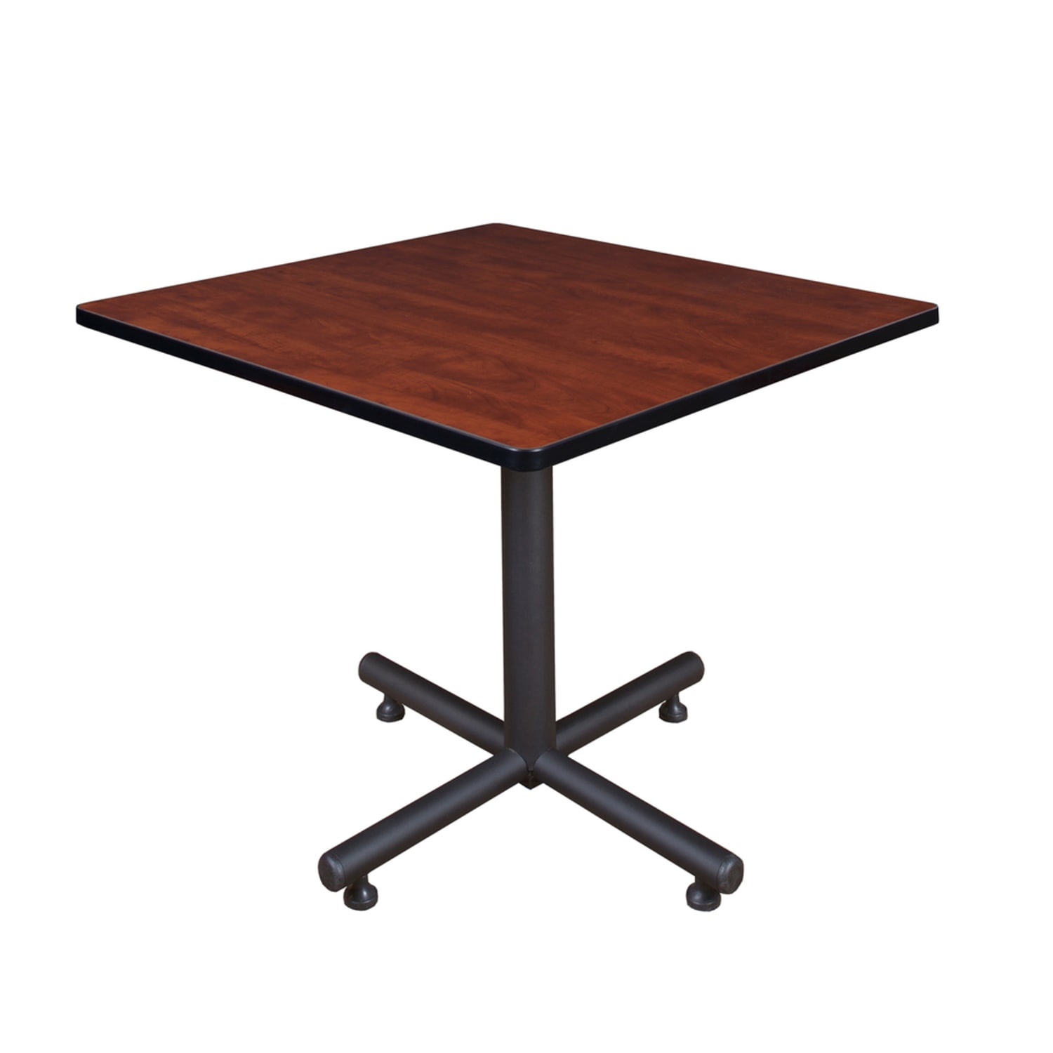 Regency Kobe X-Base Square Breakroom Table, 29inH x 36inW x 36inD, Cherry