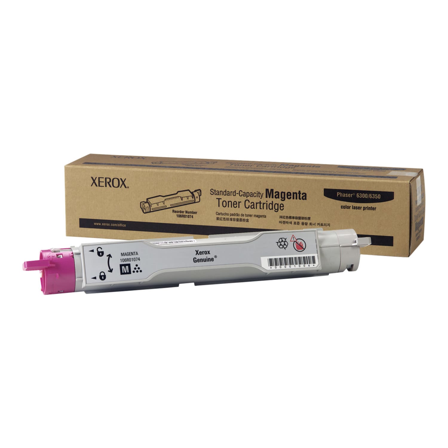 Xerox 6300 Magenta Toner Cartridge, 106R01074 - Image 3
