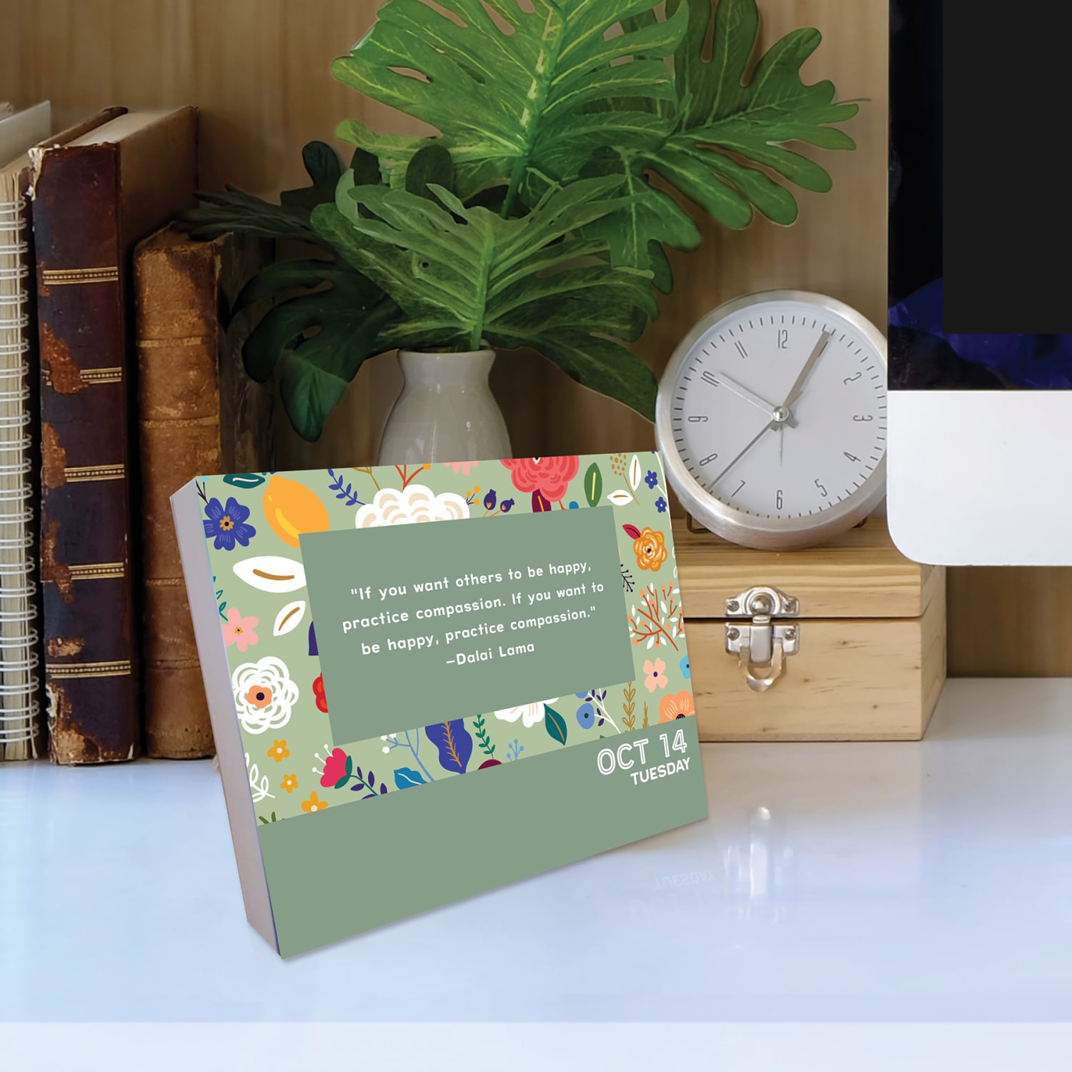 2025 Willow Creek Press Daily Desk Box Calendar, Inspirational, 5-1/2in x 6-1/4in, 365 Days of Positivity, January To December, 40553 - Image 4