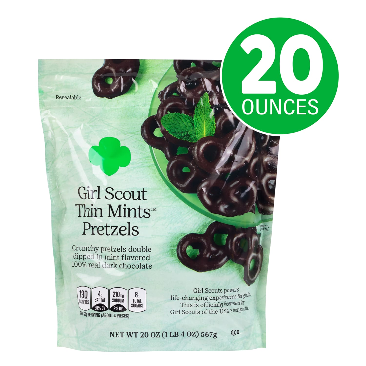 Girl Scouts Thin Mints Pretzels, 20 Oz - Image 4