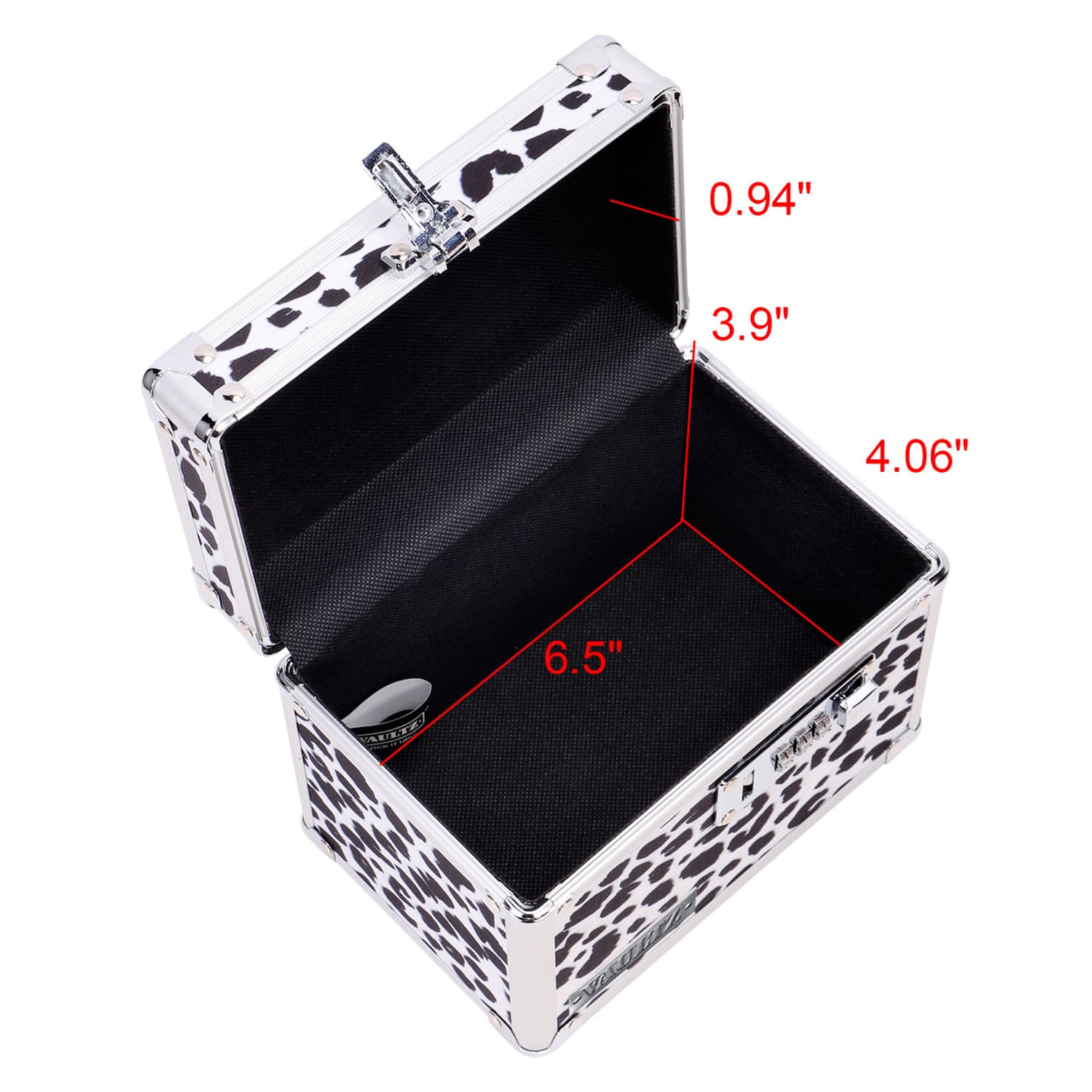 Vaultz Medicine Box, 5-1/4inH x 4-1/2inW x 6-3/4inL, Leopard - Image 5