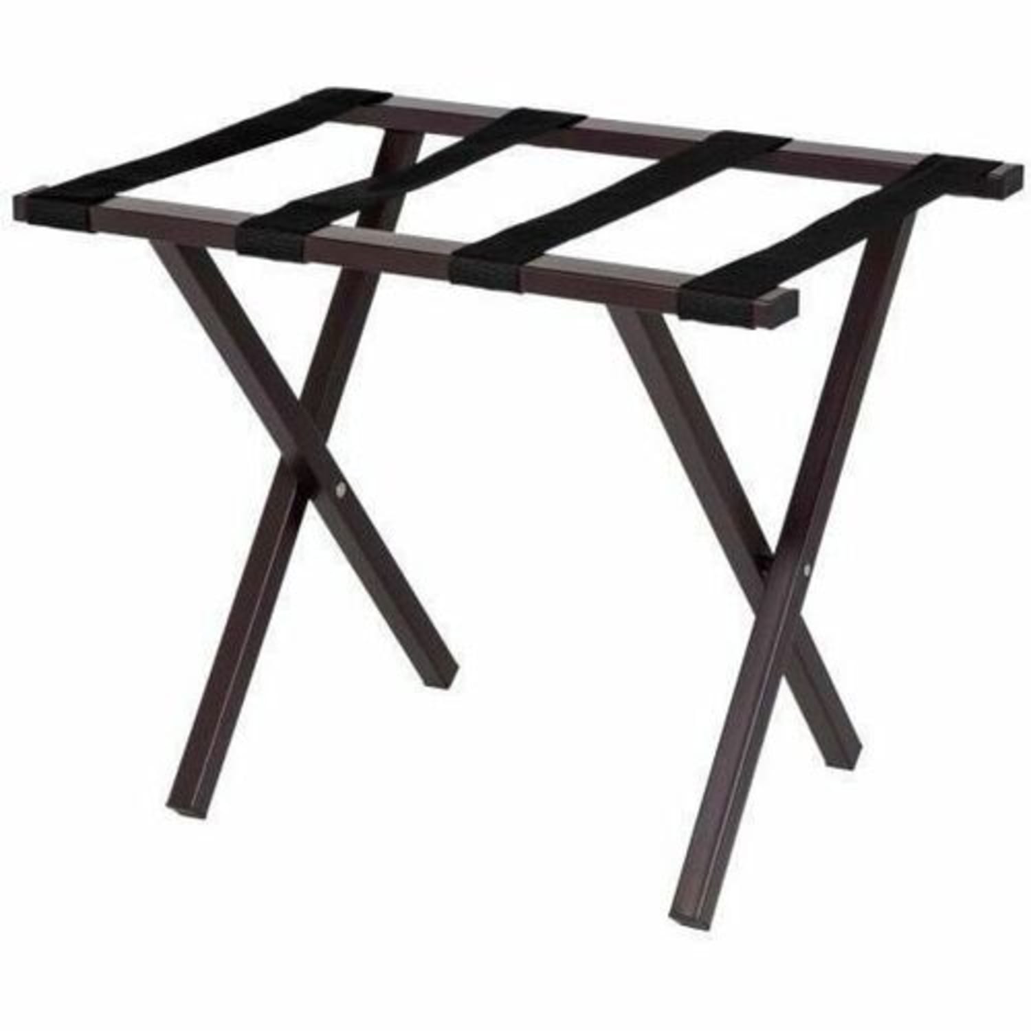Hospitality 1 Source Metropolitan Luggage Racks, 20in x 22in x 17in, Brown, Pack Of 4 Racks - Image 3