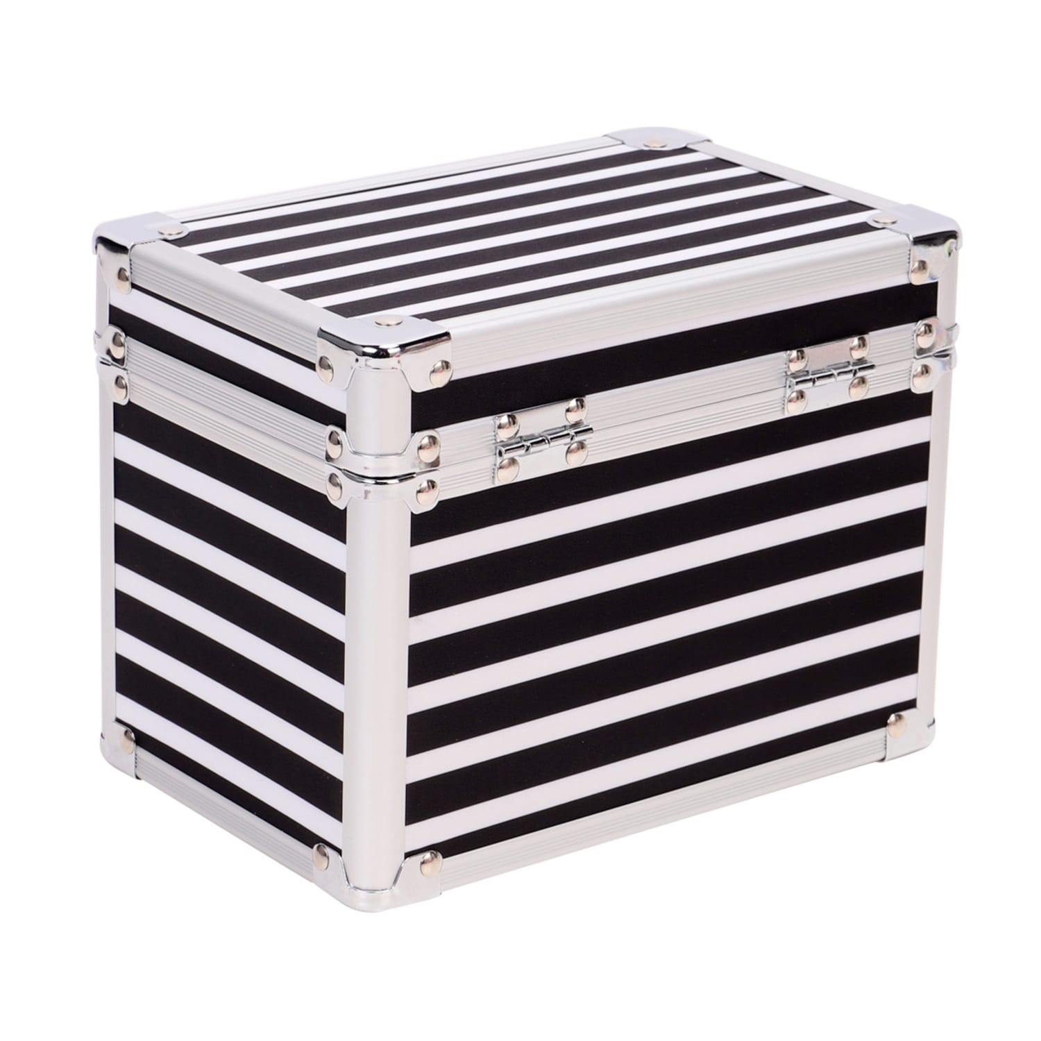 Vaultz Medicine Box, 5-1/4inH x 4-1/2inW x 6-3/4inL, Stripes - Image 3
