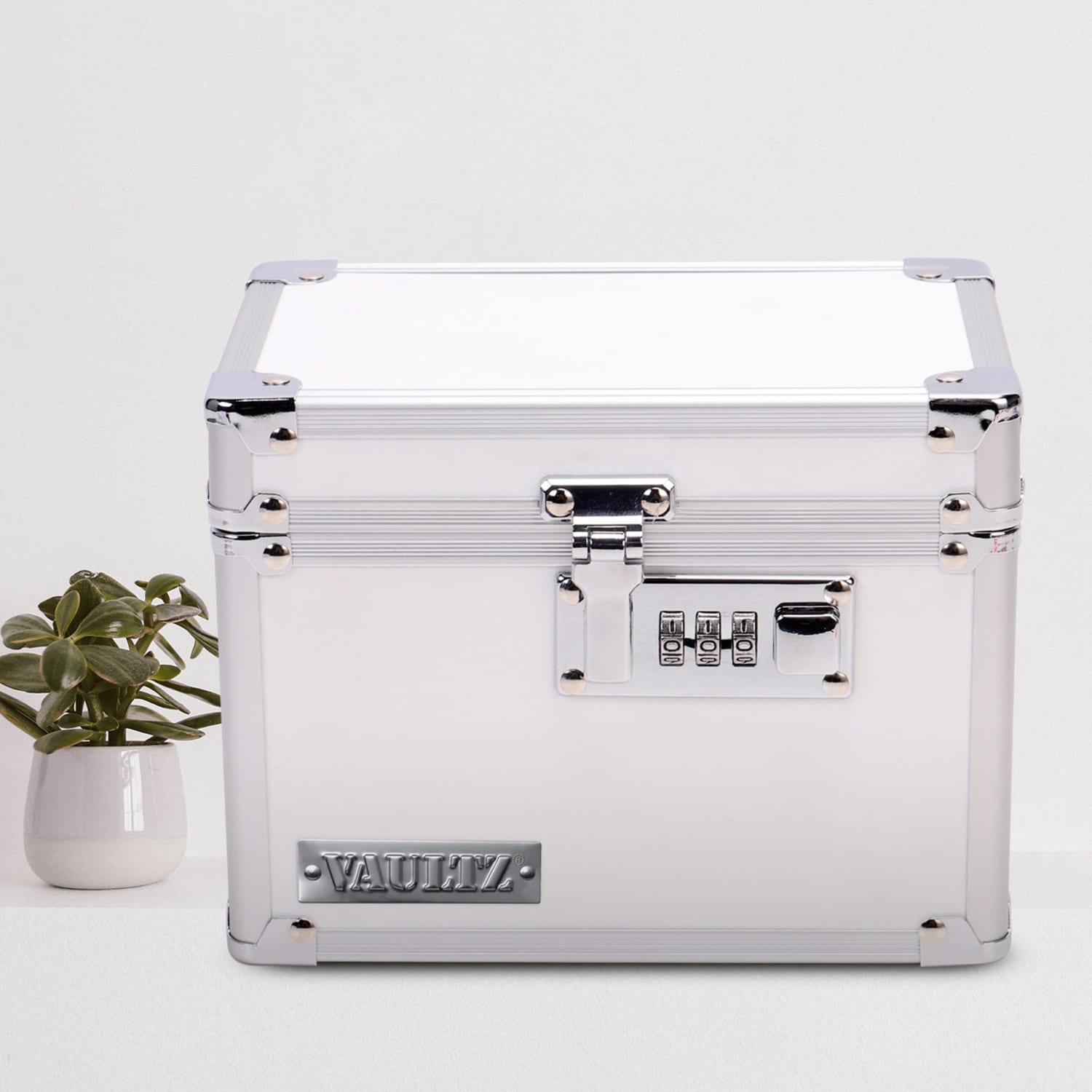 Vaultz Medicine Box, 5-1/4inH x 4-1/2inW x 6-3/4inL, White - Image 6
