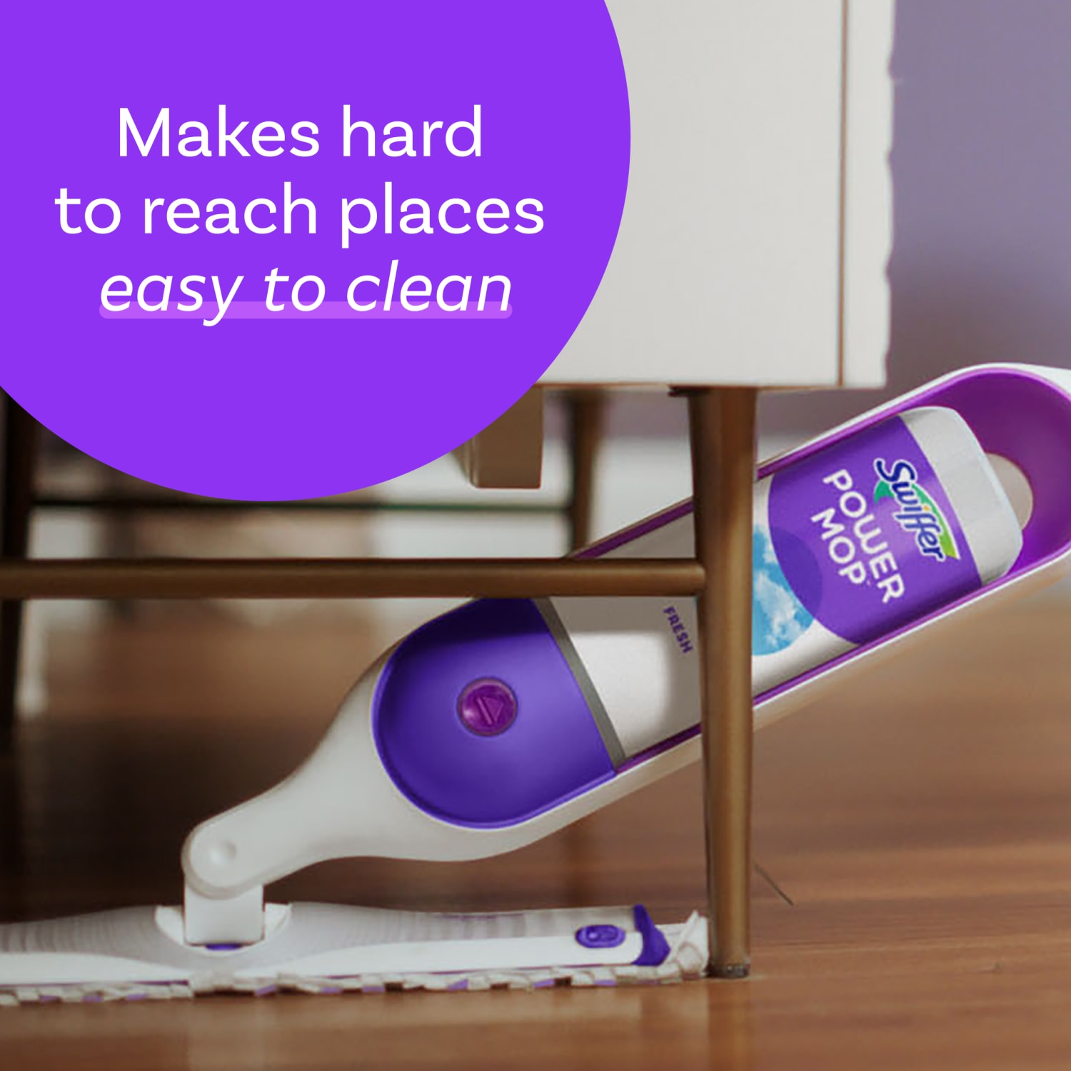 Swiffer PowerMop Multi-Surface Mop Kit, Fresh Scent, 15in - Image 4