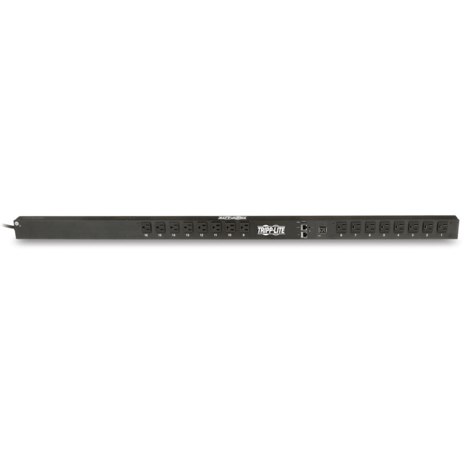 Tripp Lite 1.4kW Single-Phase Monitored PDU with LX Platform Interface, 120V Outlets (16 5-15R), 10 ft. Cord w/ - PDUMNV15LX - Image 4
