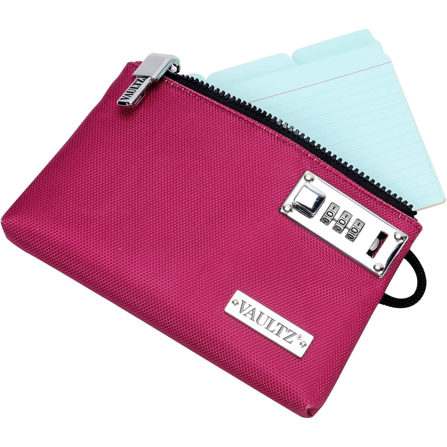 Vaultz Accessories Pouch, 7in x 10in, Berry - Image 3