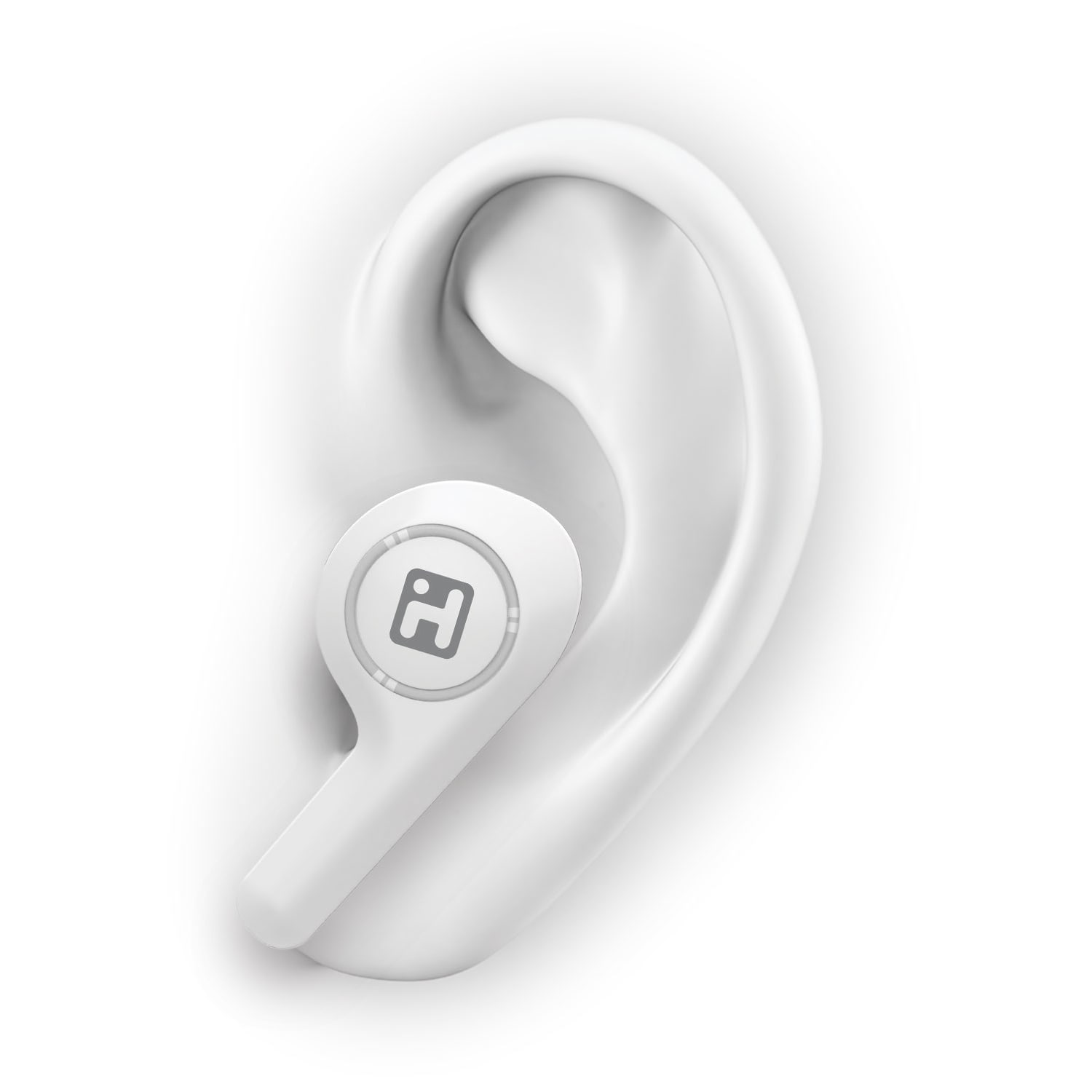 iHome XT-60 True Wireless Bluetooth In-Ear Earbuds, White - Image 3