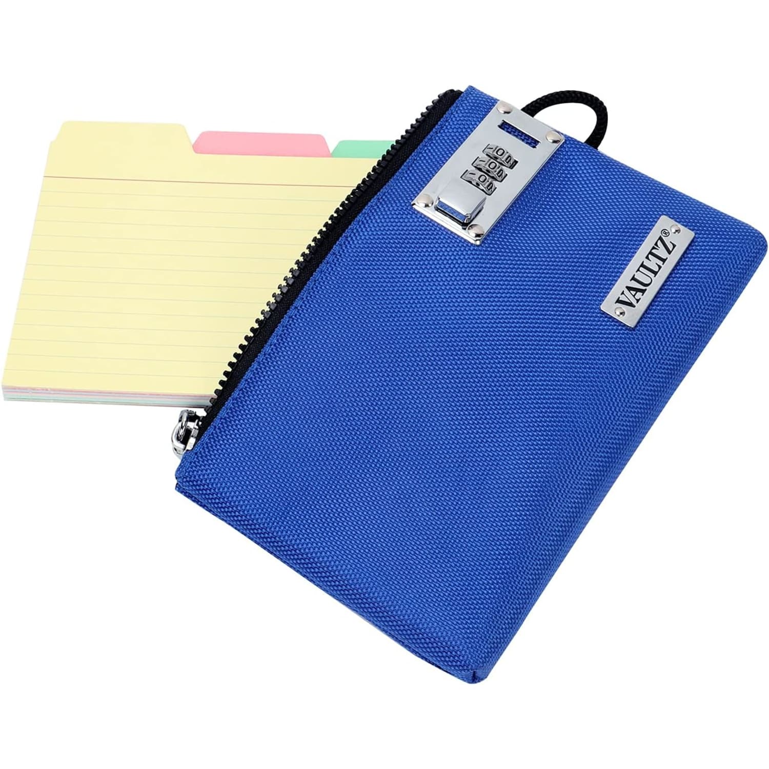 Vaultz Accessories Pouch, 7in x 10in, Classic Blue - Image 3