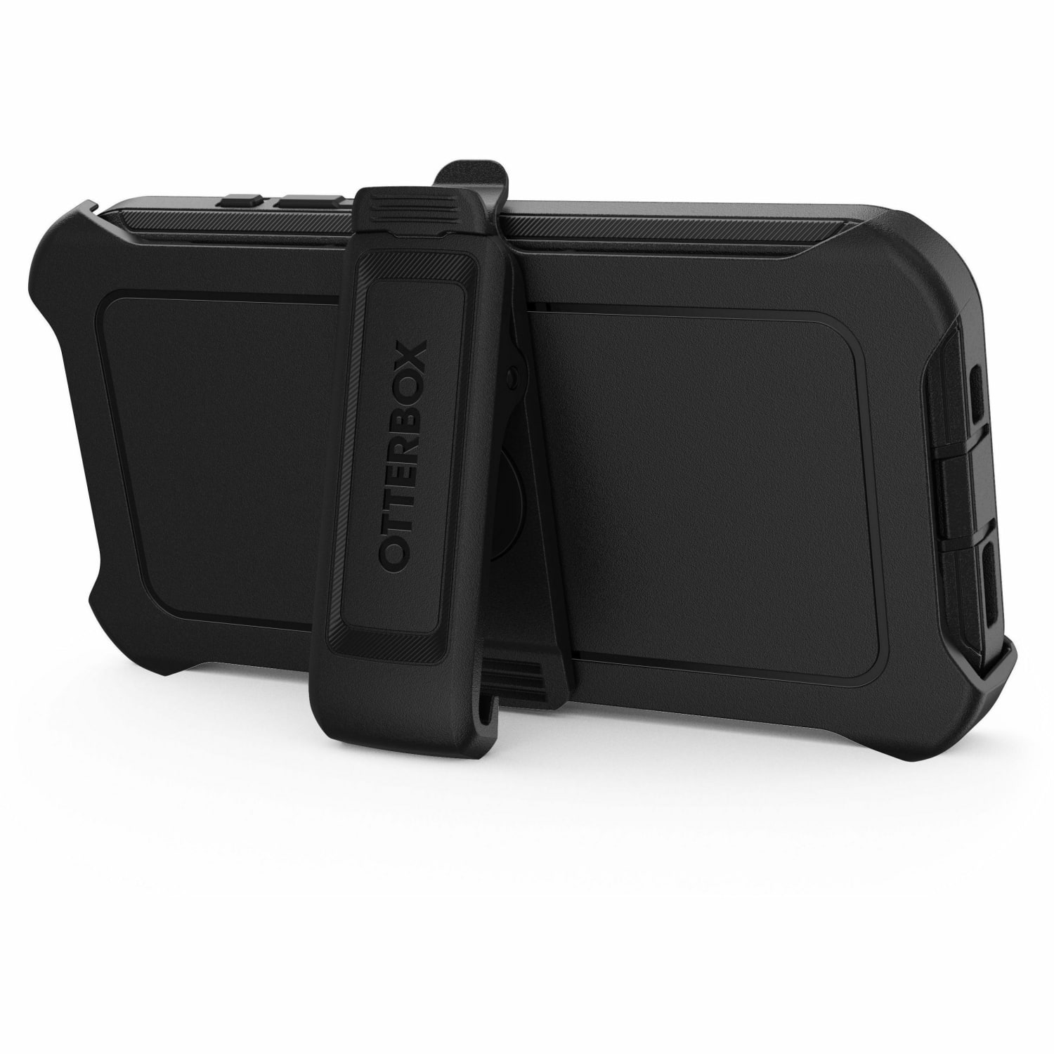 OtterBox Defender Carrying Case (Holster) Apple iPhone 15 Pro Smartphone - Black - Drop Resistant, Scrape Resistant, Dirt Resistant, Bump Resistant, Impact Absorbing, Dust Resistant - Polycarbonate, Synthetic Rubber Body - Holster - Image 5