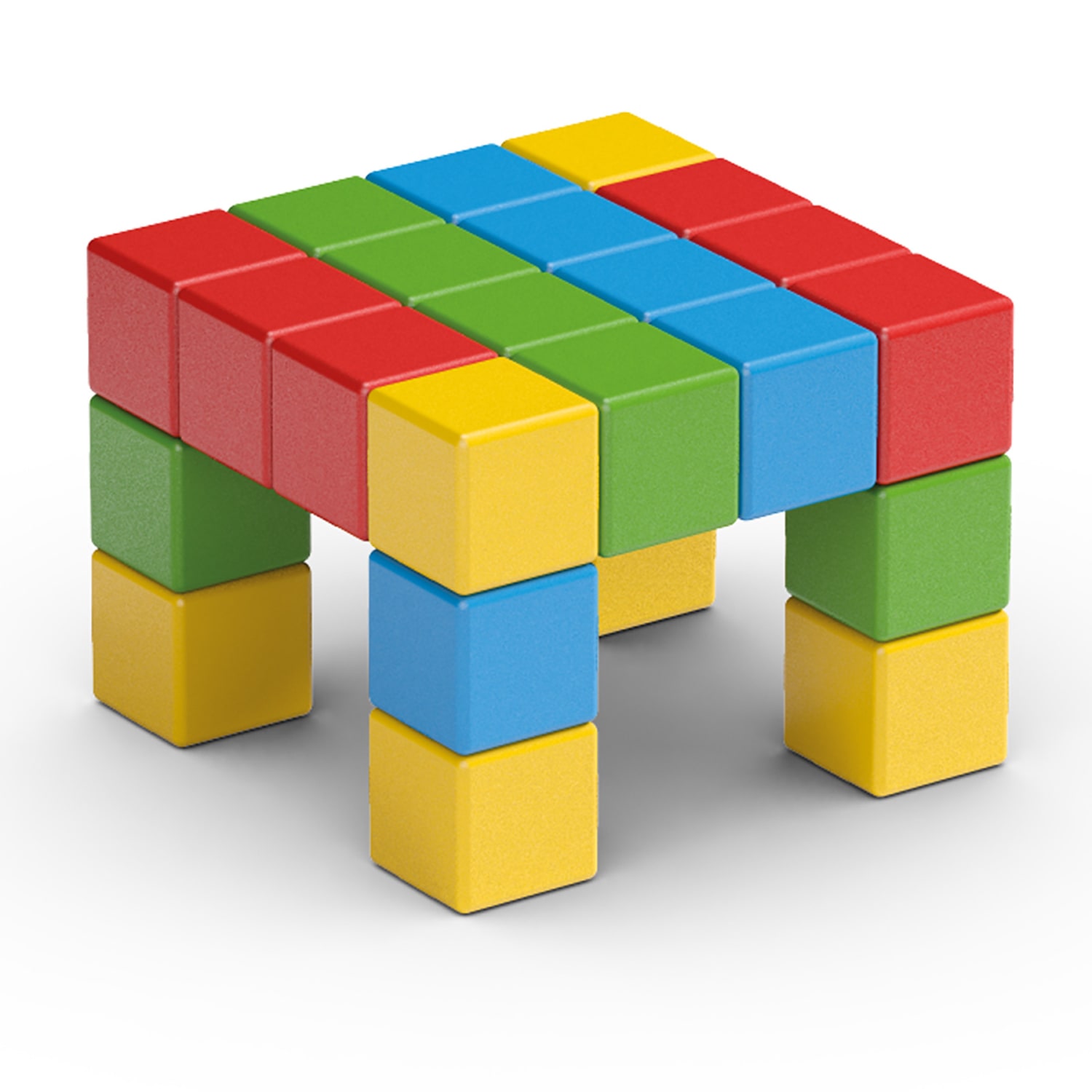 Geomag Magicubes Magnetic Building Blocks, Full Color Try Me Recycled, 24 Pieces - Image 5
