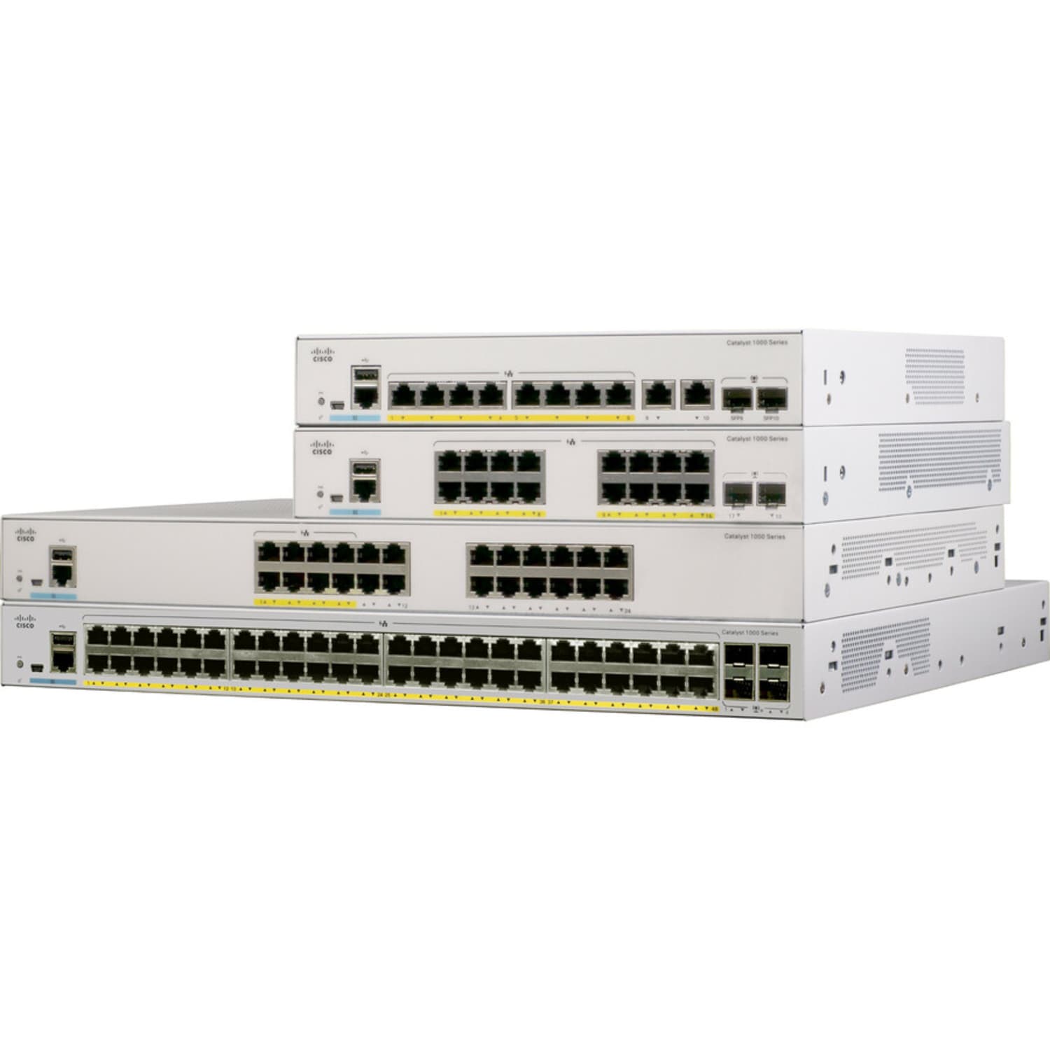 Cisco Catalyst C1000-16T Ethernet Switch - 16 Ports - Manageable - 2 Layer Supported - Modular - 2 SFP Slots - C100016T2GL - Image 5